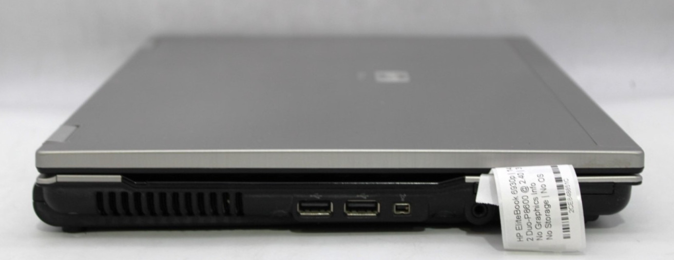 HP EliteBook 6930p 2Duo-P8600@2.4GHz 3GB DDR2 NO STORAGE OR OS *PARTS/REPAIR*