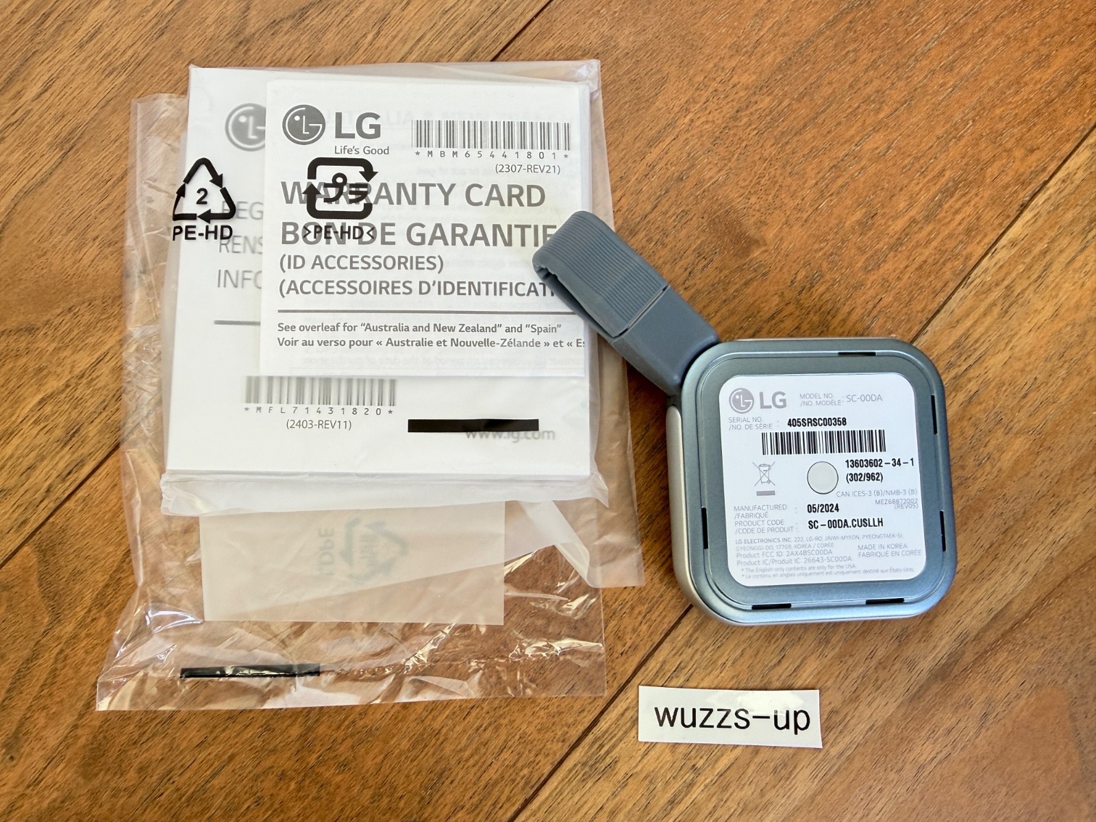 LG One:Quick Share Wireless Presentation Solution For LG Displays SC-00DA