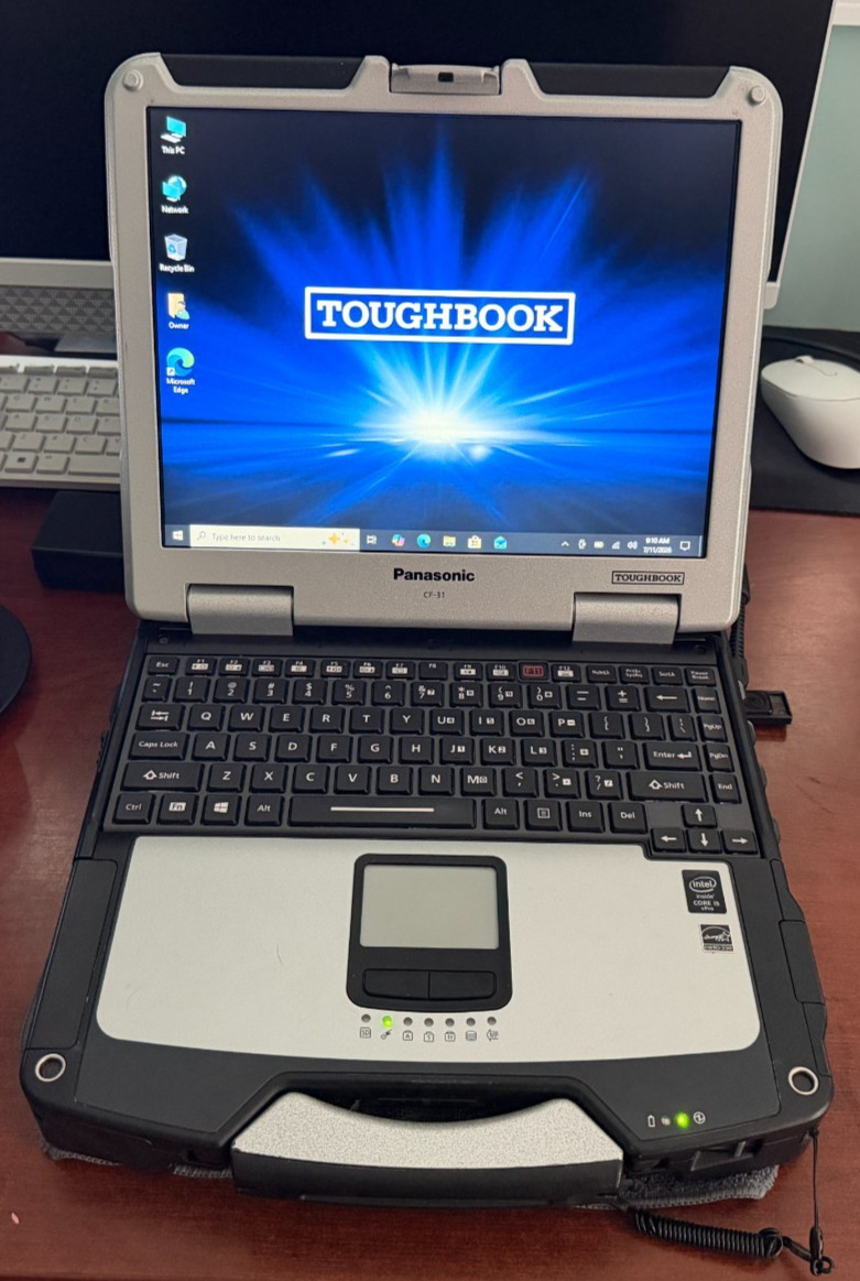 Panasonic Toughbook CF-31 Touch i5-5300U 8GB 512GB SSD Win10P Charger LTE W10Pro