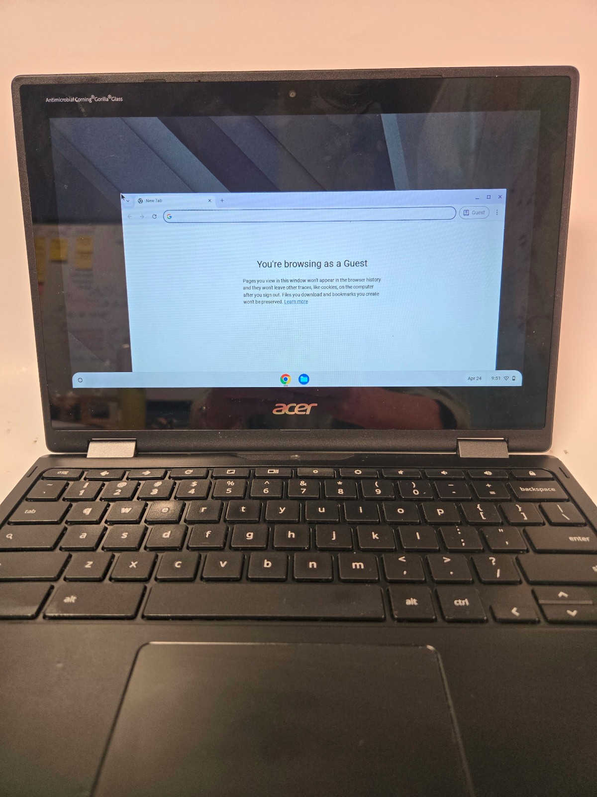 Acer Chromebook R752T Chrome OS 11.6” Touchscreen Wifi 4GB Ready to Use