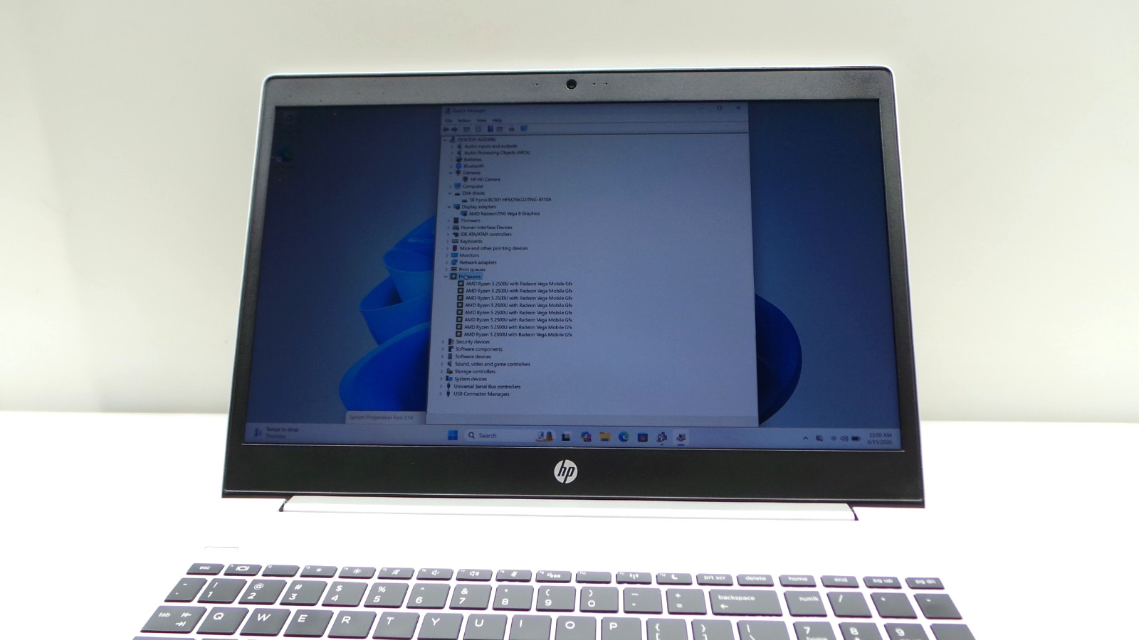 HP ProBook 455 G6 | 15.6″ | AMD Ryzen 5 2500U | 8GB RAM 256GB NVMe | WIN 11 PRO