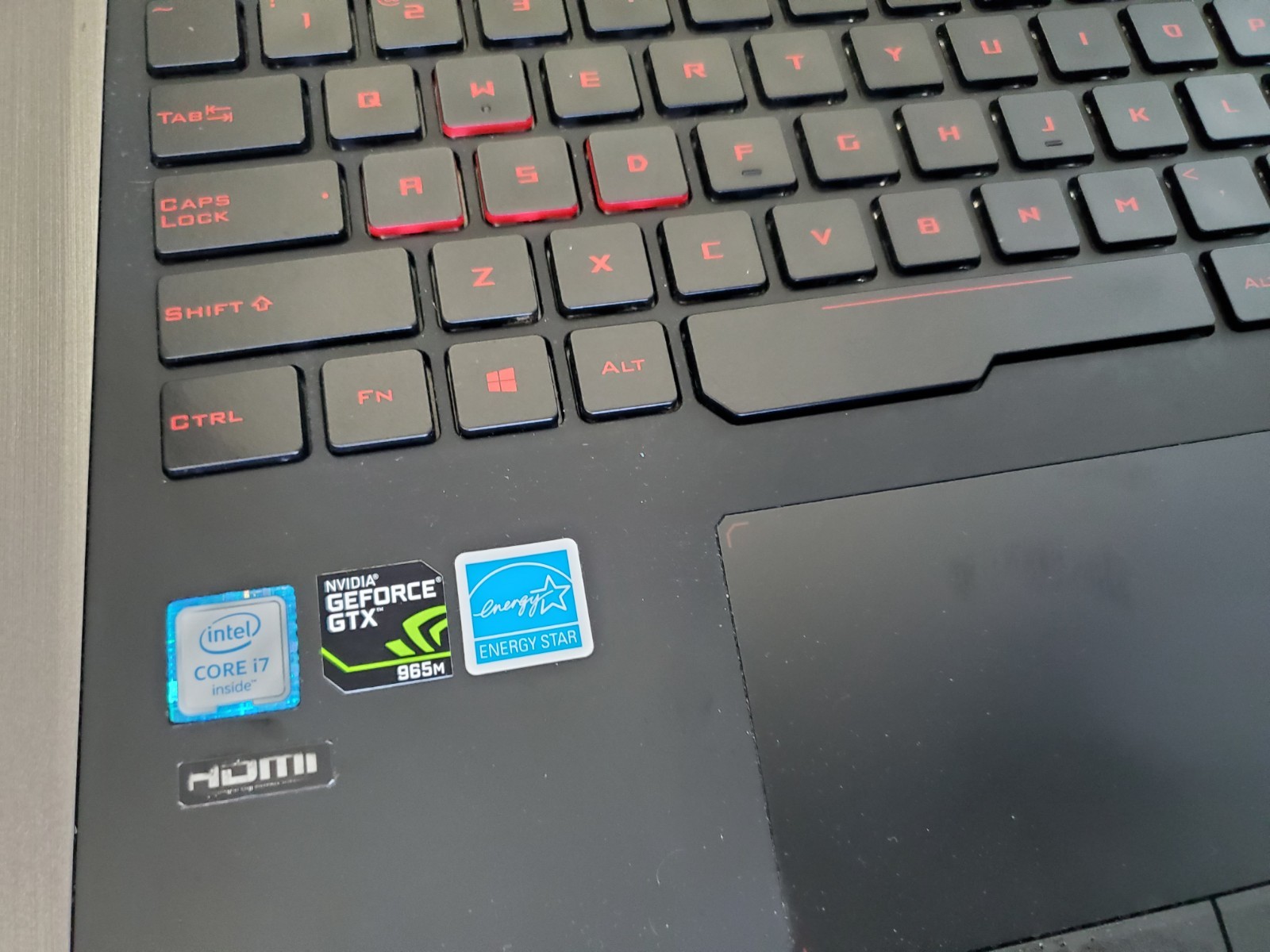 ASUS ROG G752V 17.3″ Gaming Laptop i7 GTX 965M 8GB RAM 1TB HDD Parts Repair