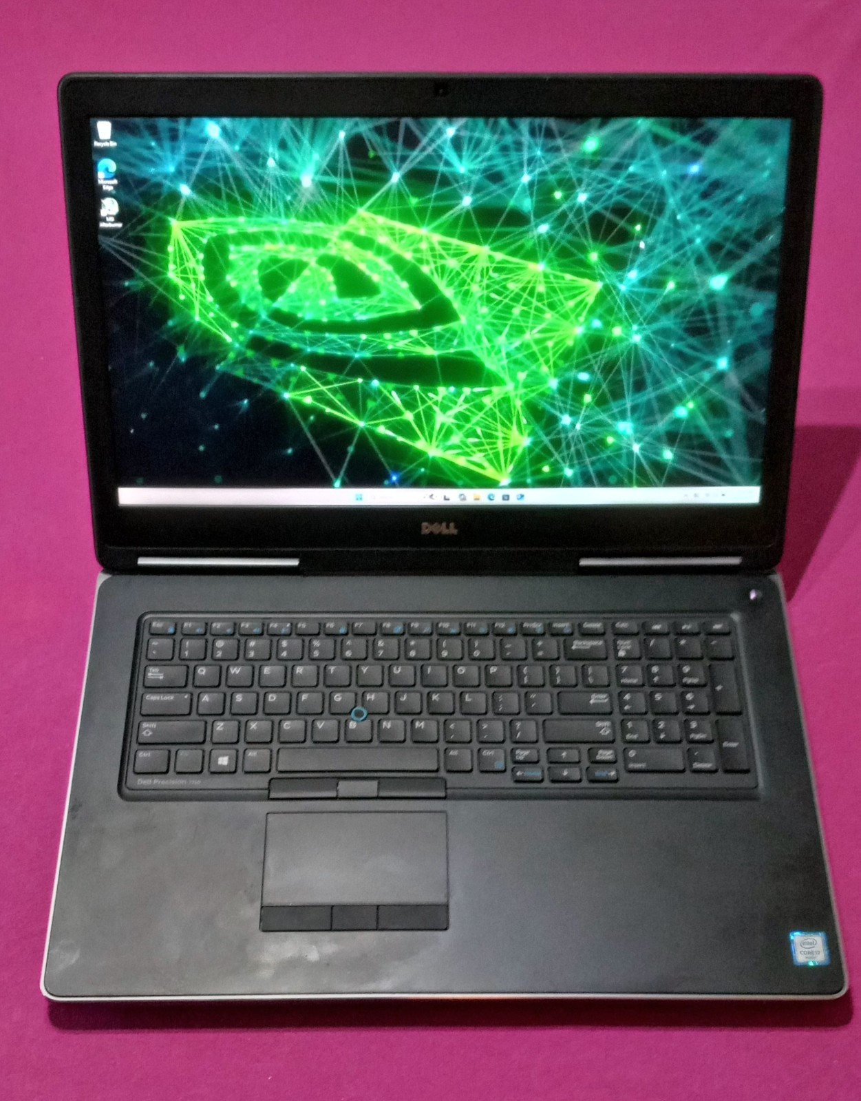 Dell Precision 7710 I7-6820HQ 2.7-3.6Ghz 40GB 512GB NVIDIA “P5000” AX200 W11