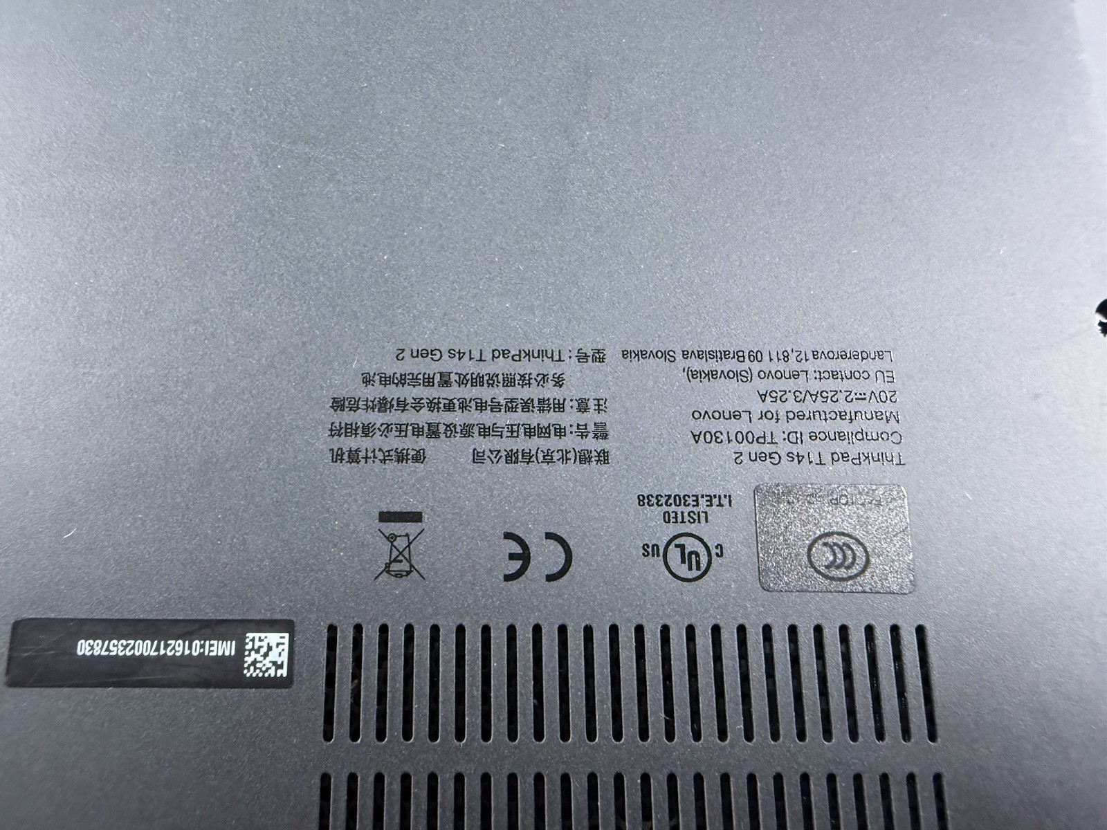 Lenovo ThinkPad T14s Gen 2 i7-1185G7 32GB 14″ FHD 128GB WWAN 4G Touch Read”