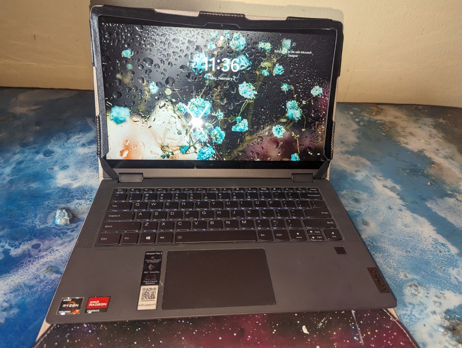 Lenovo [Windows 11] Flex 5 14″ 2-in-1 FHD Touchscreen Laptop, AMD Octa-Core…