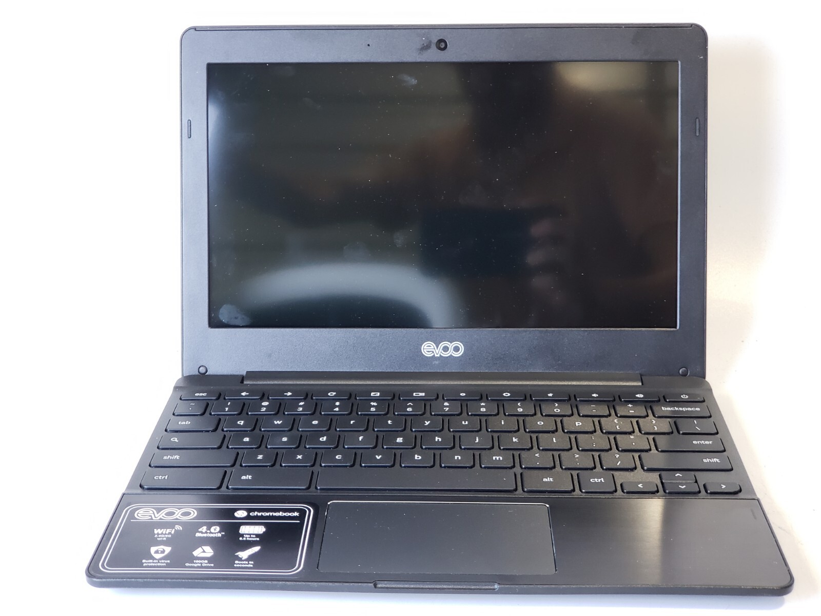 EVOO EV-CH-116-1 Chromebook 11.6″ Laptop Untested