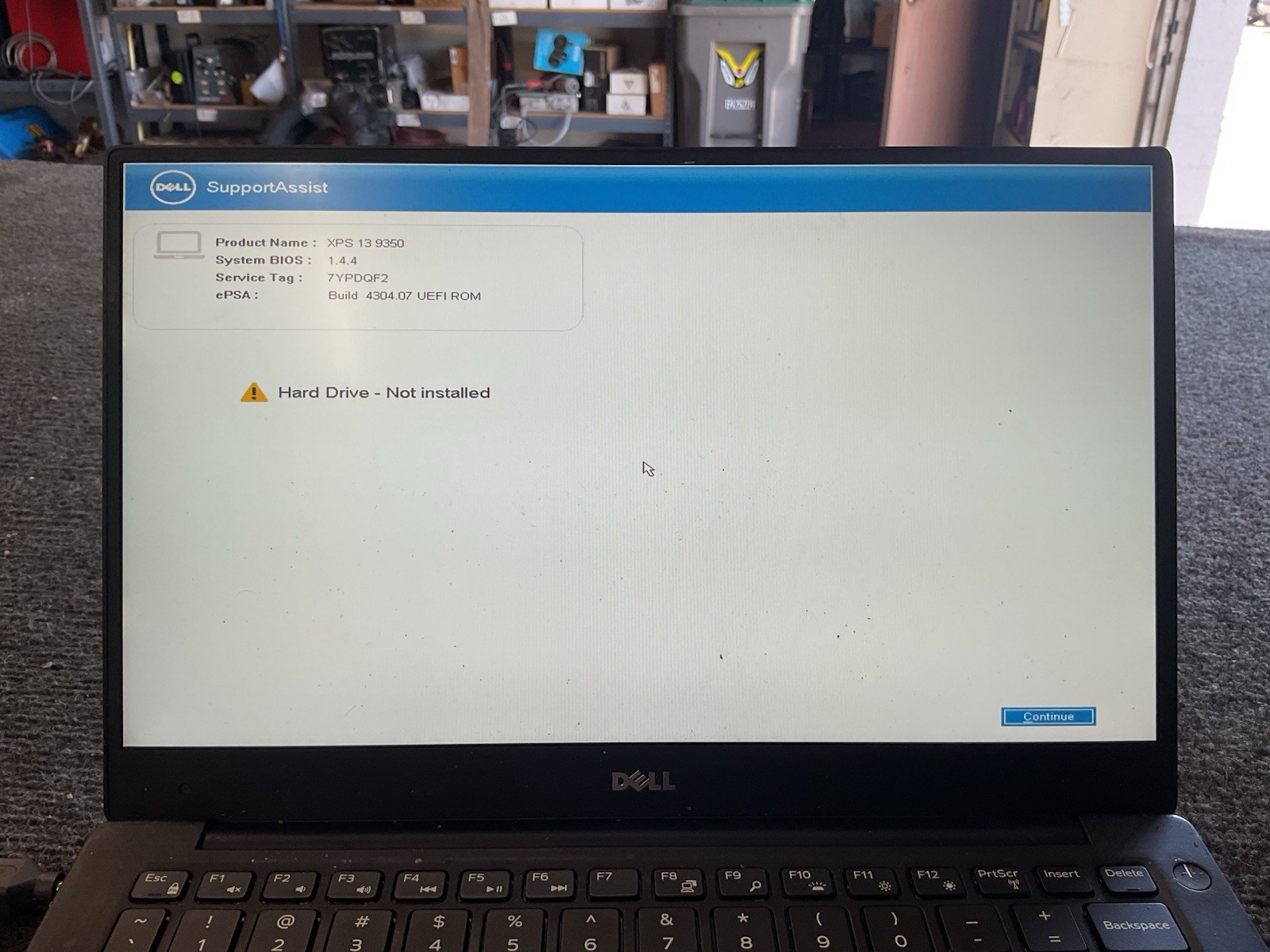 Dell XPS 13 9350 i7-6600U 8GB Ram Excellent Battery Health Laptop NO hard drive
