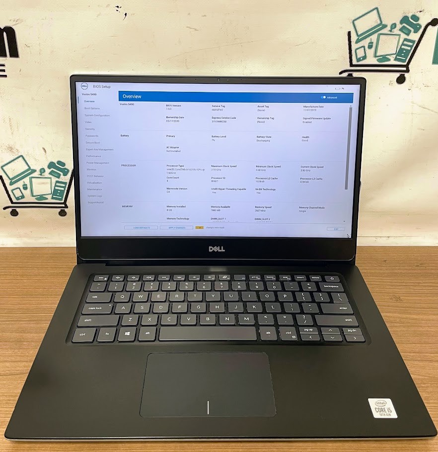 Dell Vostro 5490 14” 1080p FHD i5-10210U 1.60GHz 8gb RAM 256gb SSD NO Os READ!!