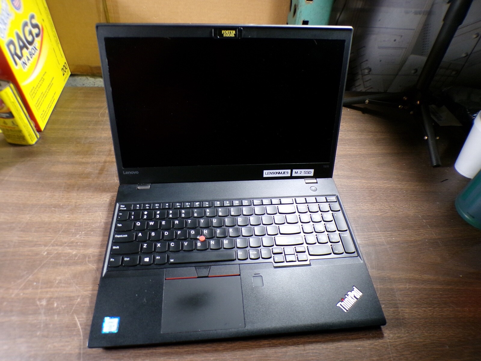 THINKPAD LENOVO T570 INTEL CORE i5-6300U 2.40GHZ 4GB RAM **NO HD/ NO CADDIE