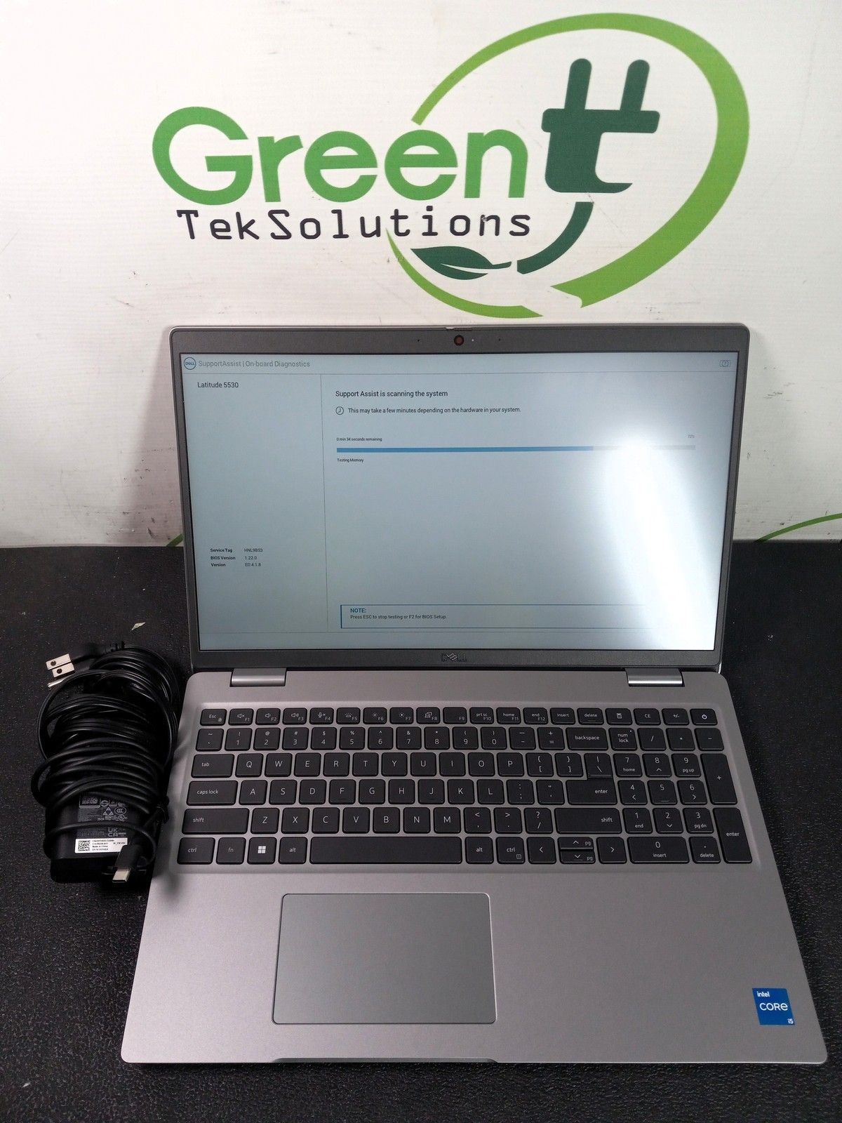 Dell Latitude 5530 15.6″ Core i5-1235U 256GB 8GB Laptop w Adapter Win11