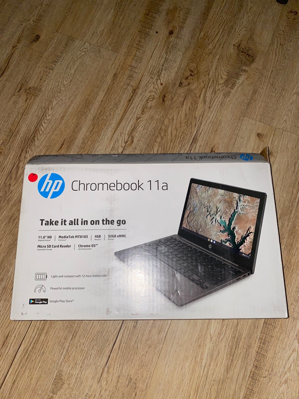 HP 11.6″ Chromebook Laptop with Chrome OS – Ash Gray (11a-na0035nr) Open Box