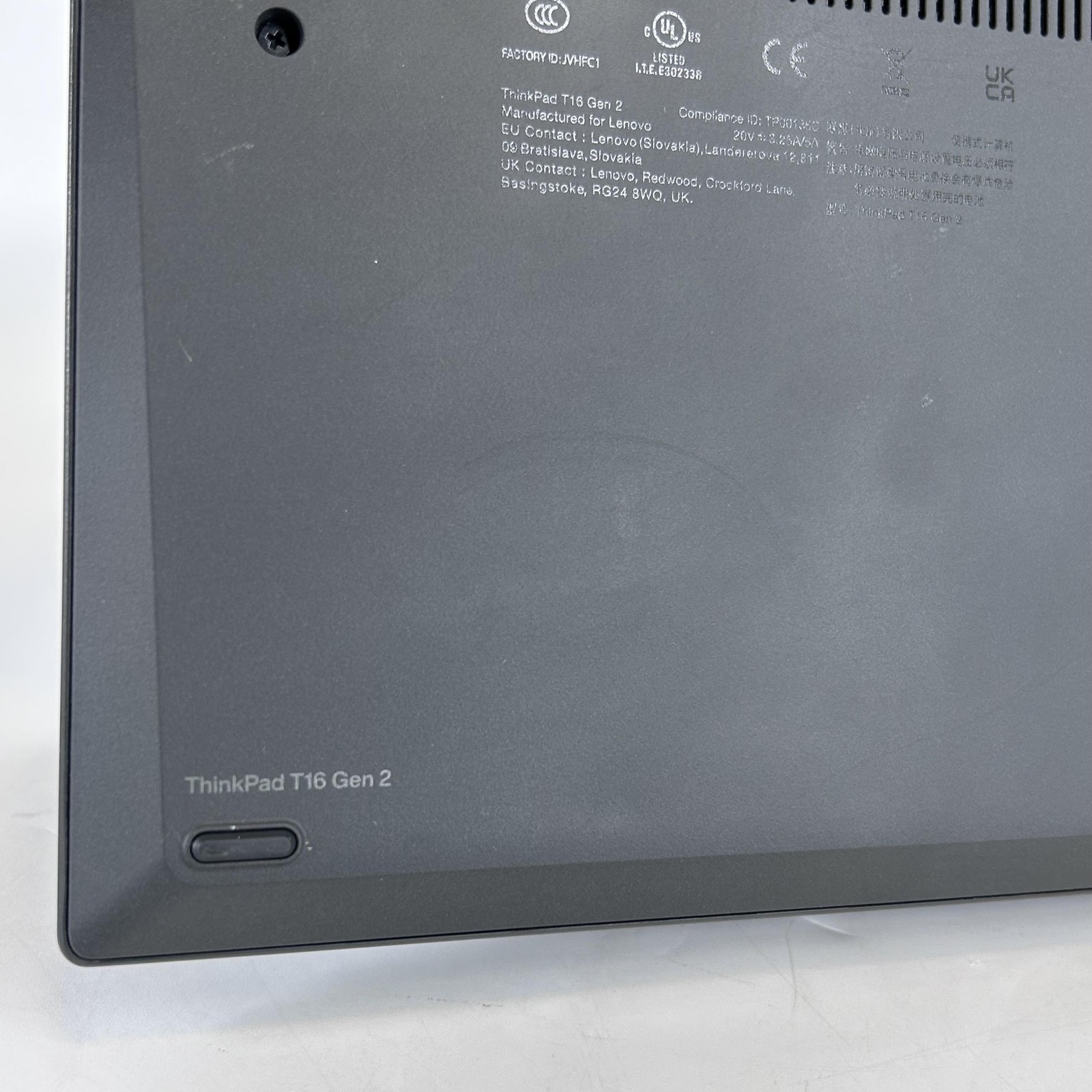 Lenovo ThinkPad T16 Gen 2 FHD+ TOUCH 3.3 GHz Ryzen 7 PRO 7840U 32GB 1TB SSD Good