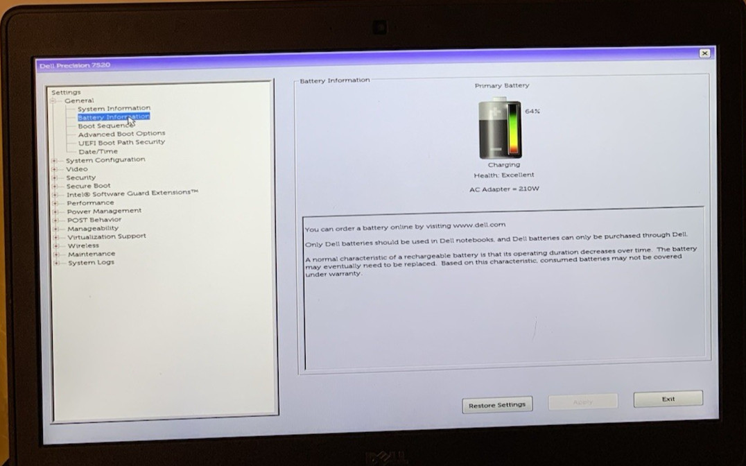 Dell Precision 7520 Workstation 15.6″ Core i7-7820HQ 2.90GHz 16GB Ram 2 TB HDD