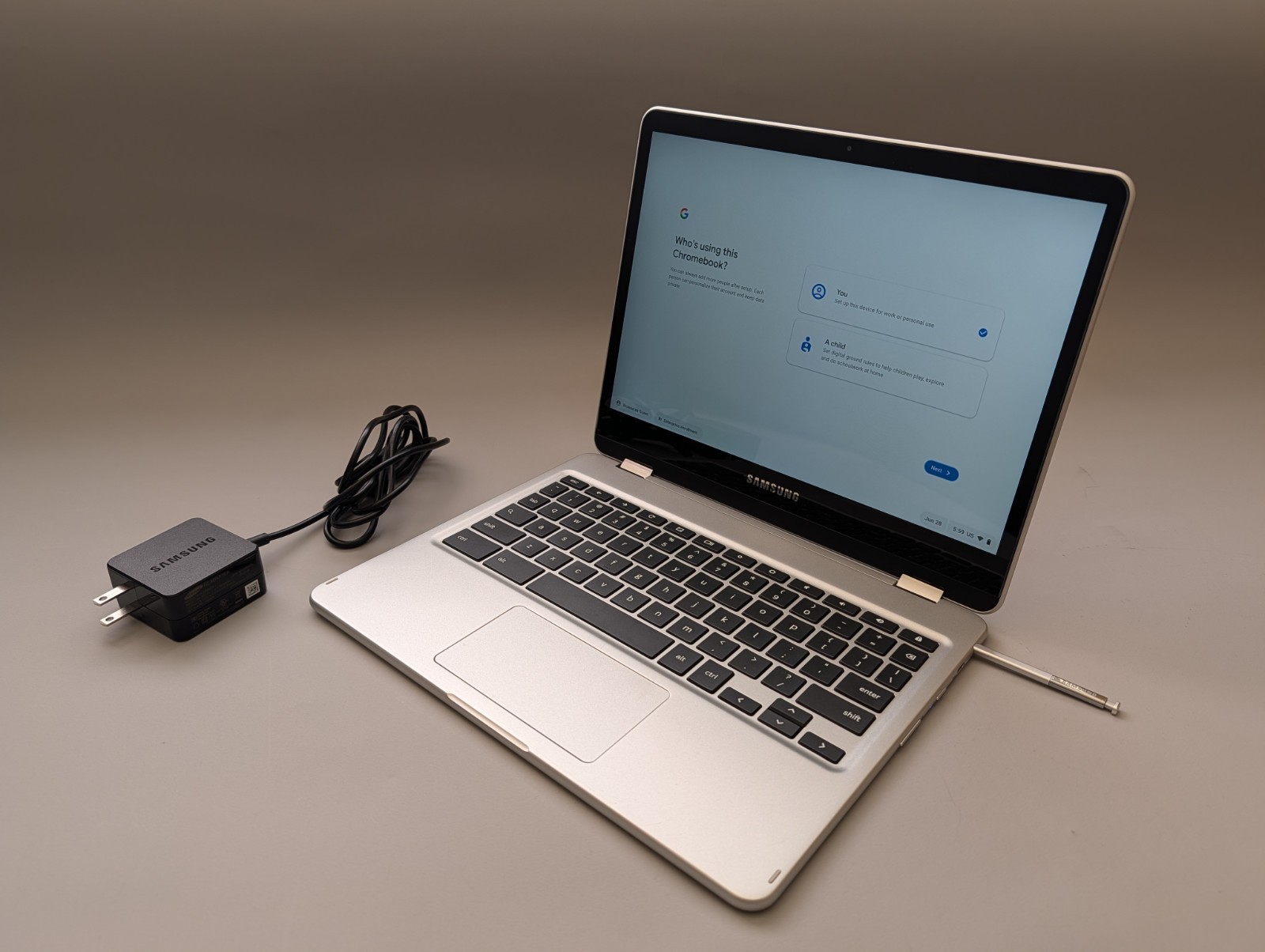 SAMSUNG Chromebook Plus 12.3-Inch (32GB, ARM Cortex-A Series, 2GHz, 4GB) Laptop