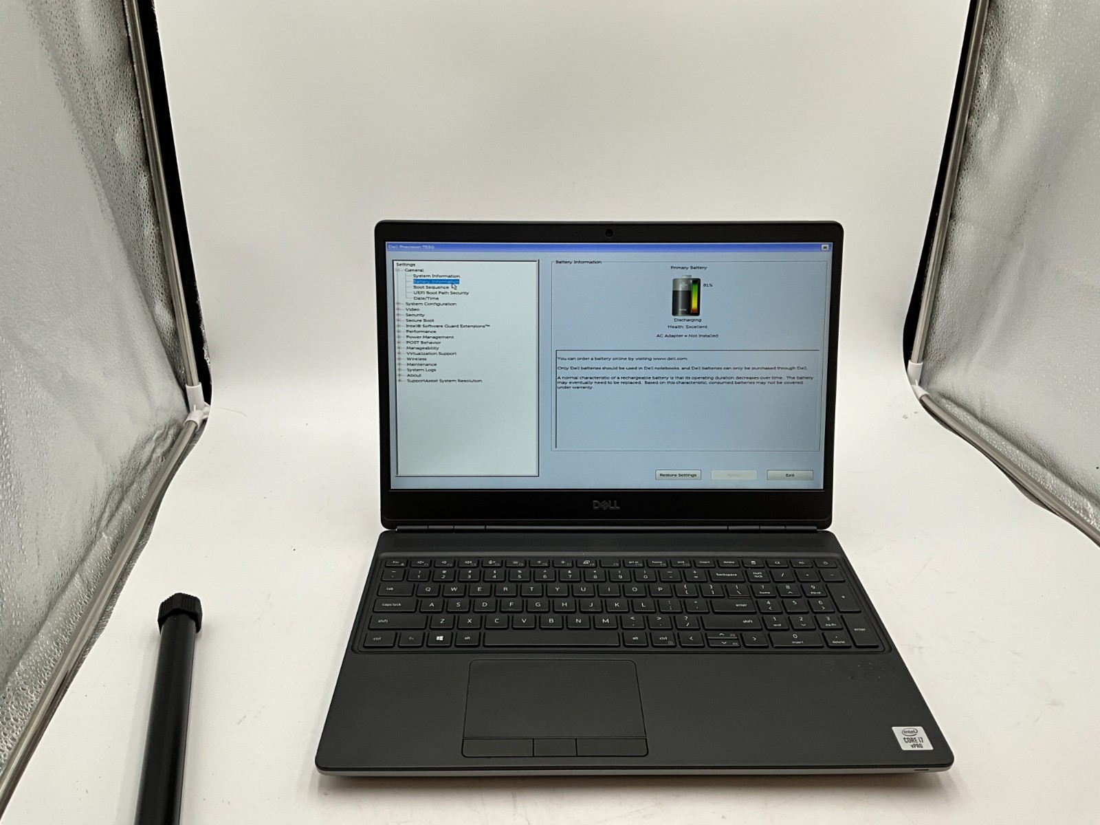 DELL Precision 7550 i7-10850H 2.70gh 32gb 1tb T2000 15.6″ LAPTOP JC8R4D3 *read