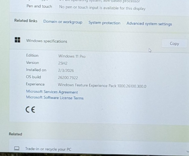 Dell Precision 7550 15.6″ i9-10885H 2.40GHz 32GB 512GB SSD W11P T1000 CHK1Q73