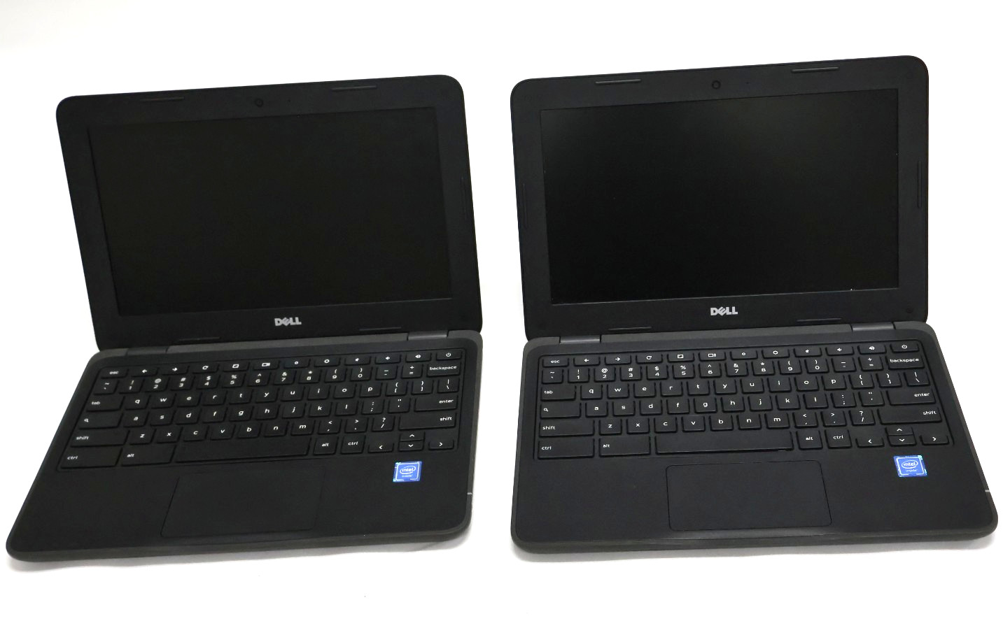 Lot of 2 Dell Chromebook 11 3180 11.6″ Celeron N3060 1.6GHz 2GB RAM16GB eMMC