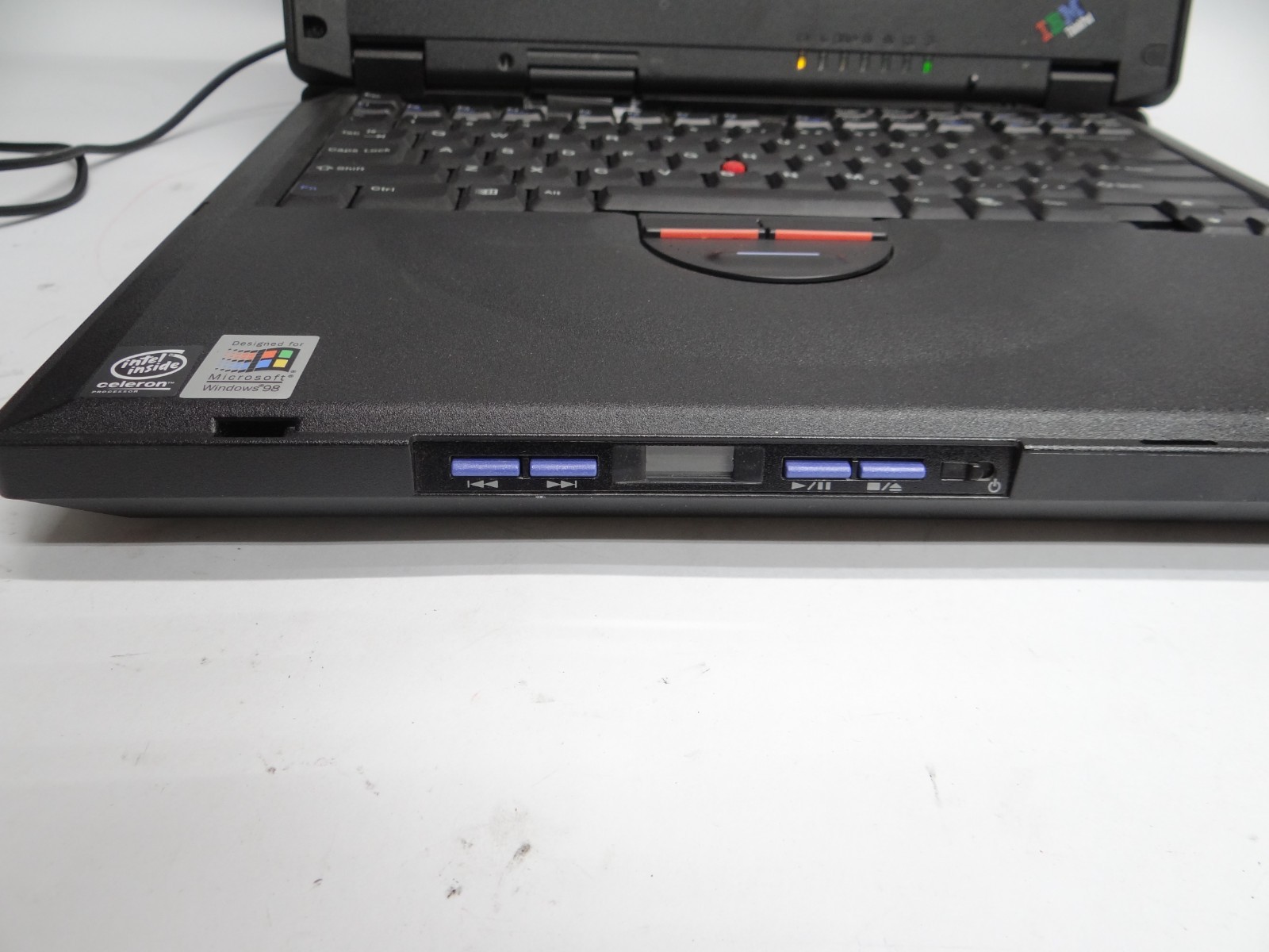 Rare IBM 2611-412 Laptop Floppy Serial Port Boots to BIOS No HDD Pentium Win 98