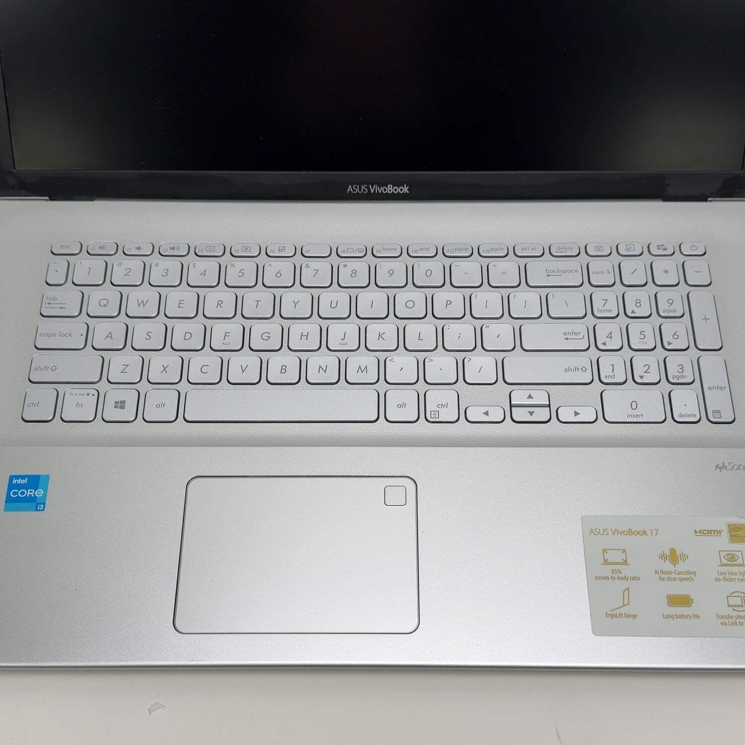 Asus Vivobook 17 K712E 17.3″ i3-1115G4 3.0GHz 8GB RAM 250GB SSD