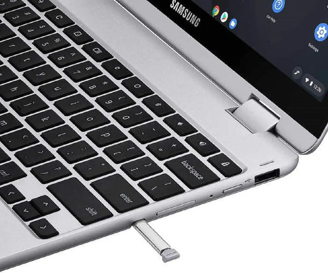 Samsung Chromebook Plus V2 12.2″ Touchscreen 2-in-1 4 GB RAM 64 GB eMMC XE520QAB