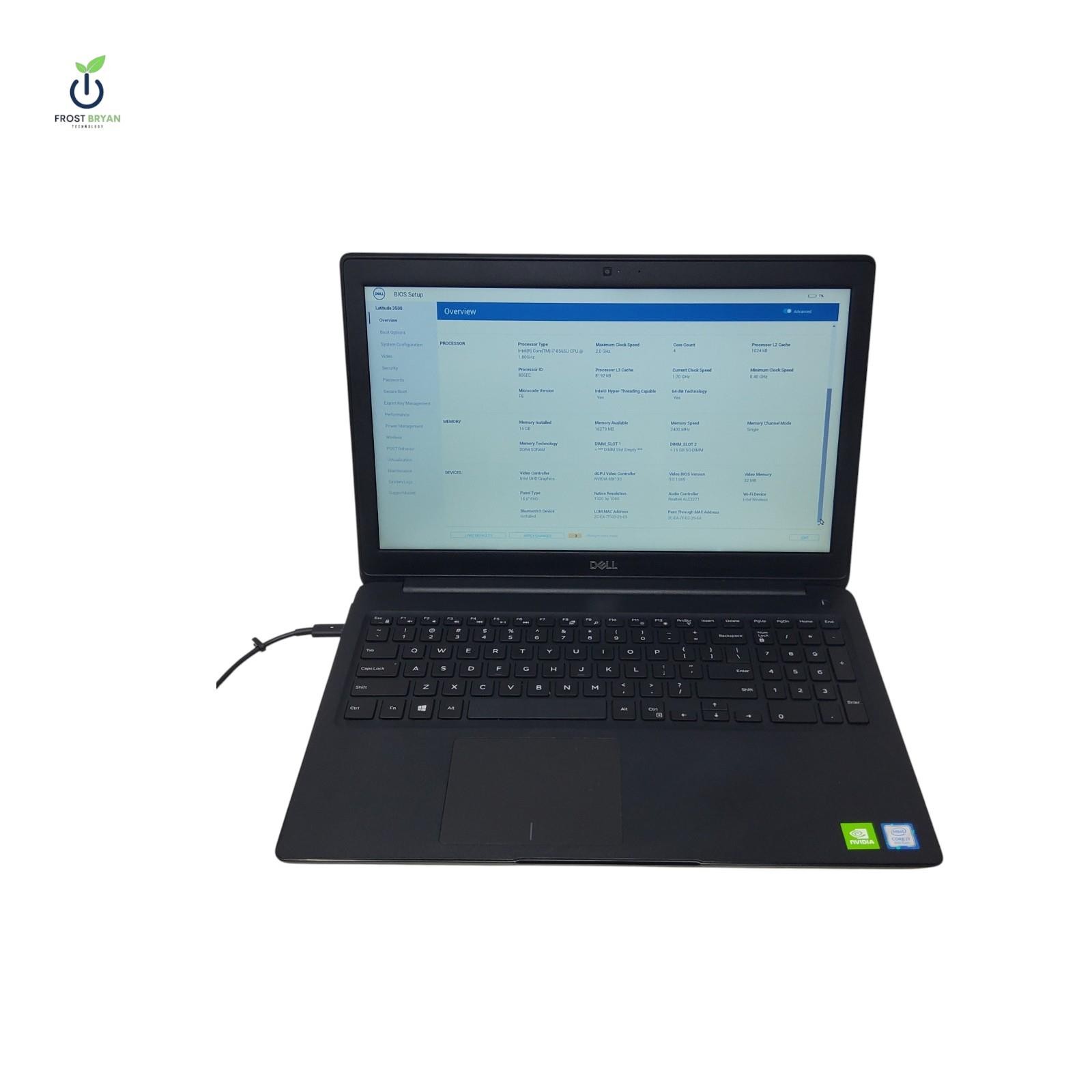 Dell Latitude 3500 i7-8565U 16GB RAM 512GB SSD No OS Grade C [READ]