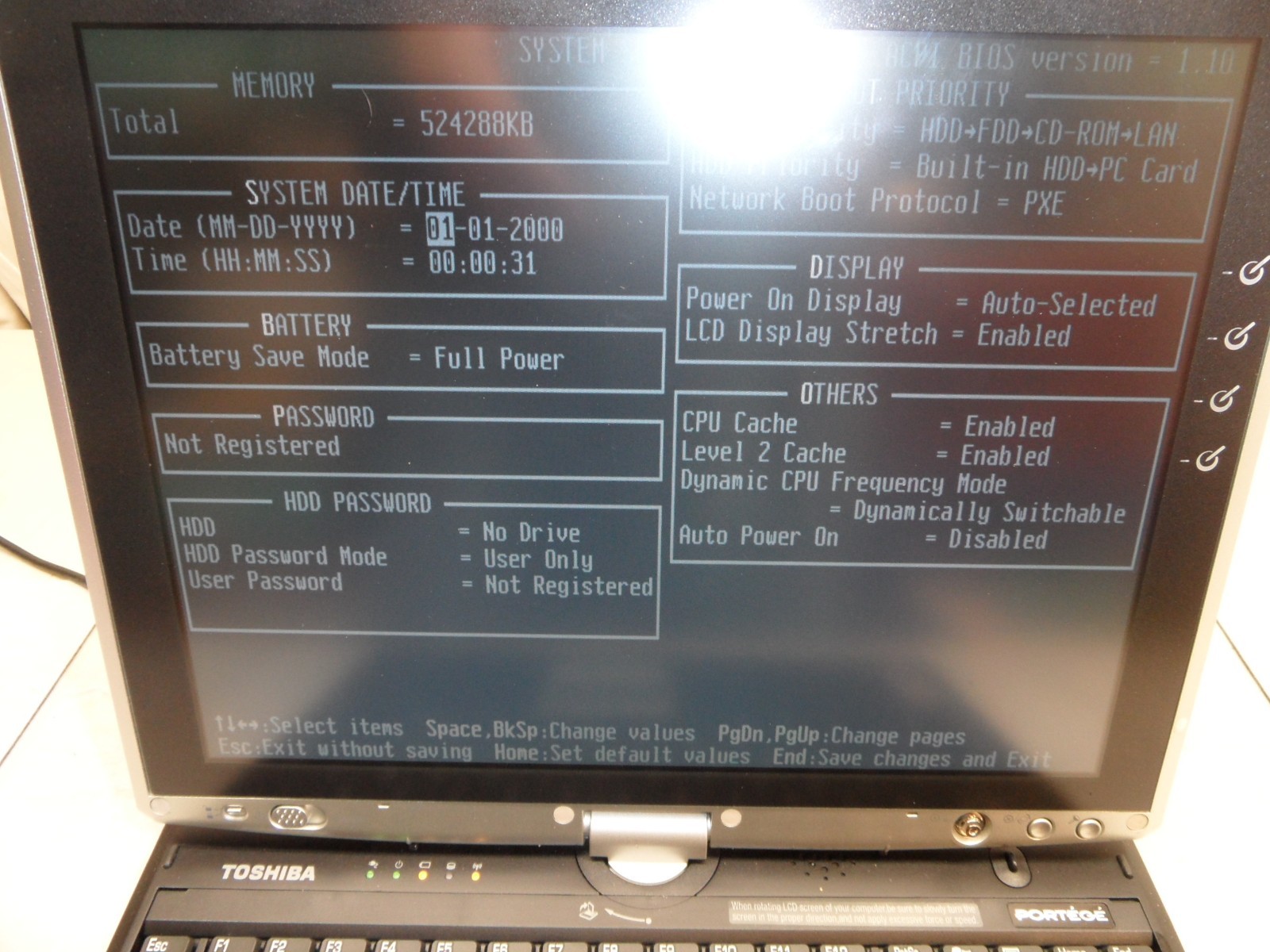 Toshiba Portege M200 PPM20U-004JD4 Parts Laptop 1.7Ghz No Hd Post Bios