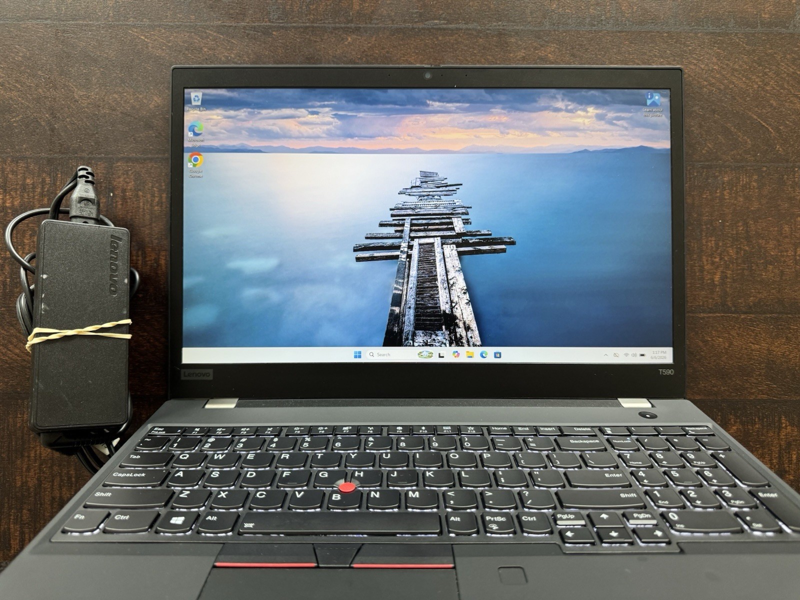 Lenovo ThinkPad T590 i7-8565U 16GB RAM 256GB SSD Win 11 Pro 15.6″ Laptop
