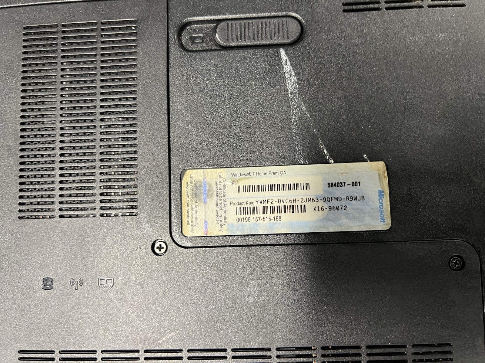 HP Pavilion g7-1338dx 17.3″ Intel Core i3 Processor Laptop For Parts