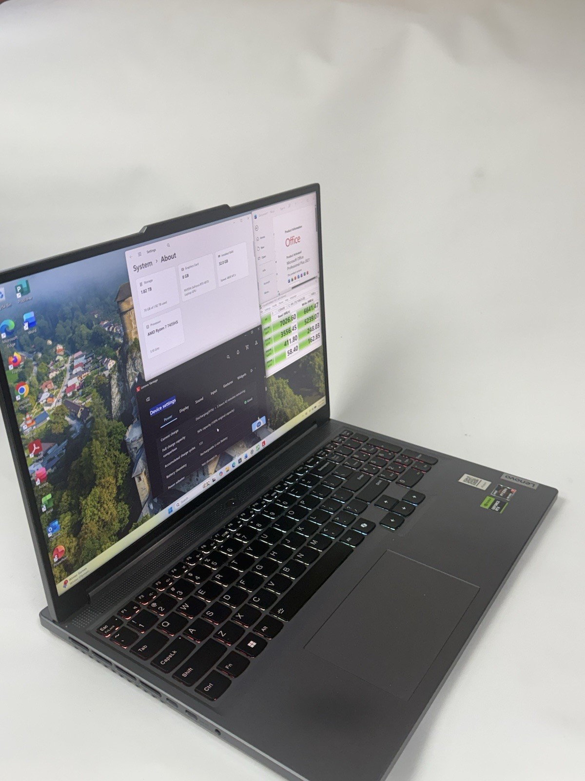 Lenovo Legion Slim 5 16ARP9 R7 7435HS RTX 4070 32GB DDR5 2TB SSD W/Office 2021