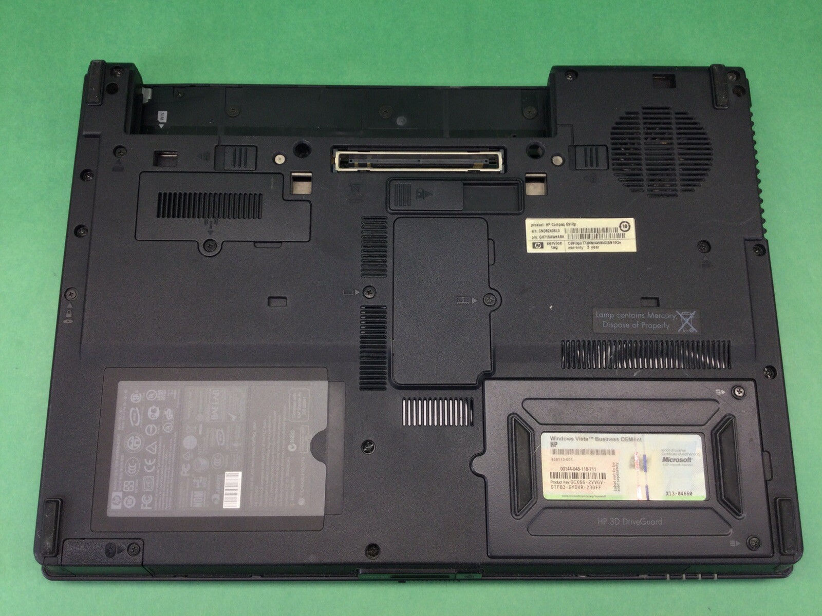 HP Compaq 6910p 14” Laptop – UNTESTED