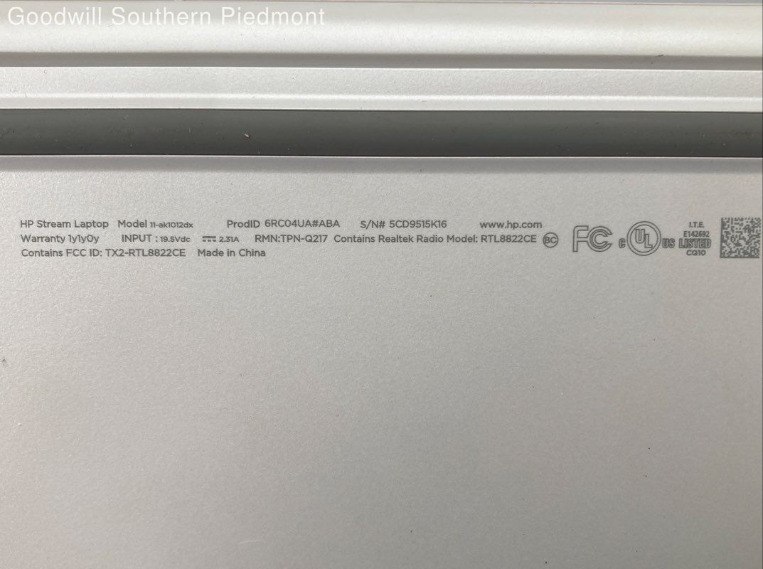 HP Stream Atom x5-E8000 1.04GHz 4Gb RAM 64Gb SSD – Tested