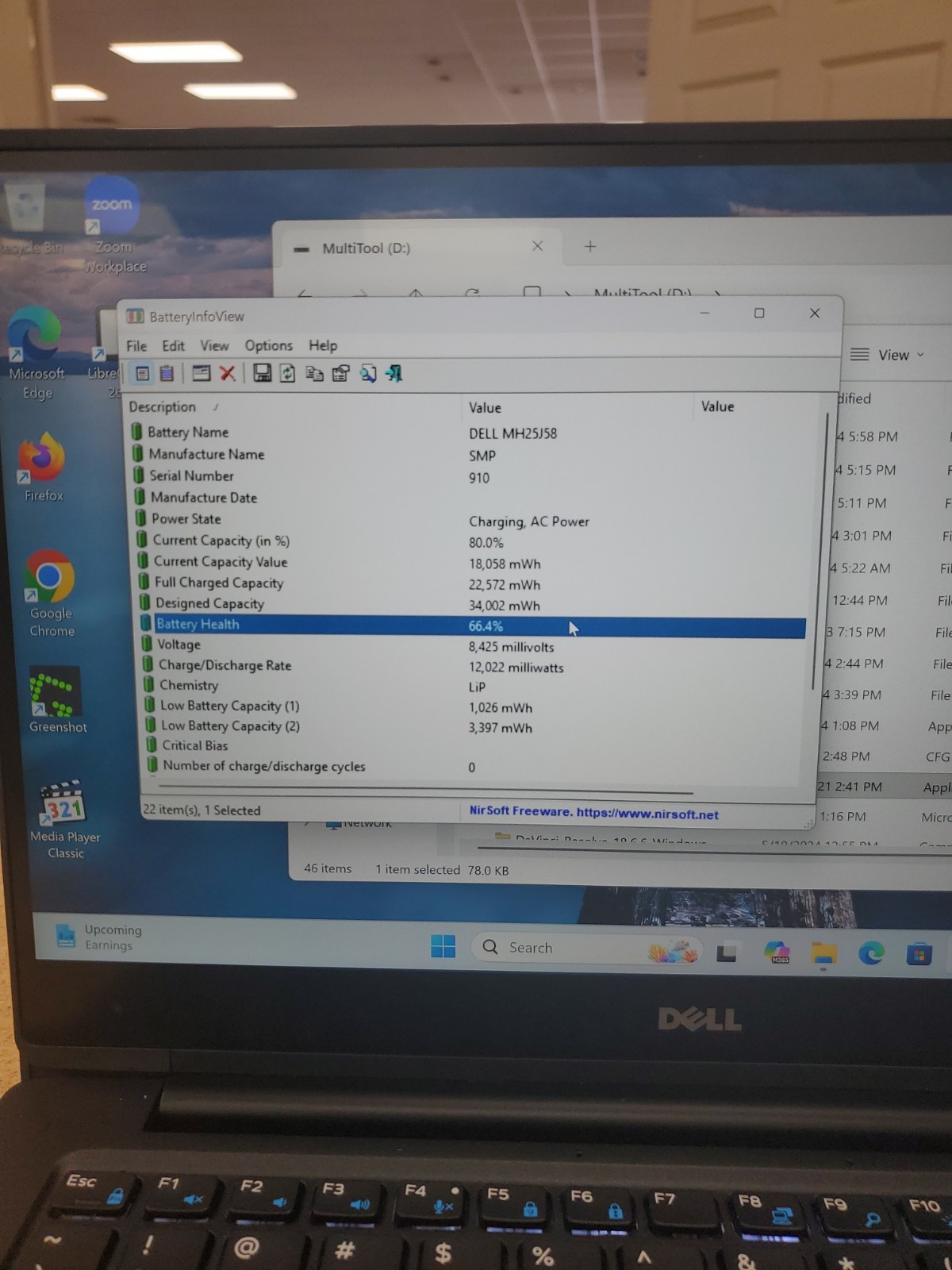 14″ Dell Latitude 7370 Laptop m7-6y75 8GB RAM 500GB SSD Win 11 Pro 060126-4