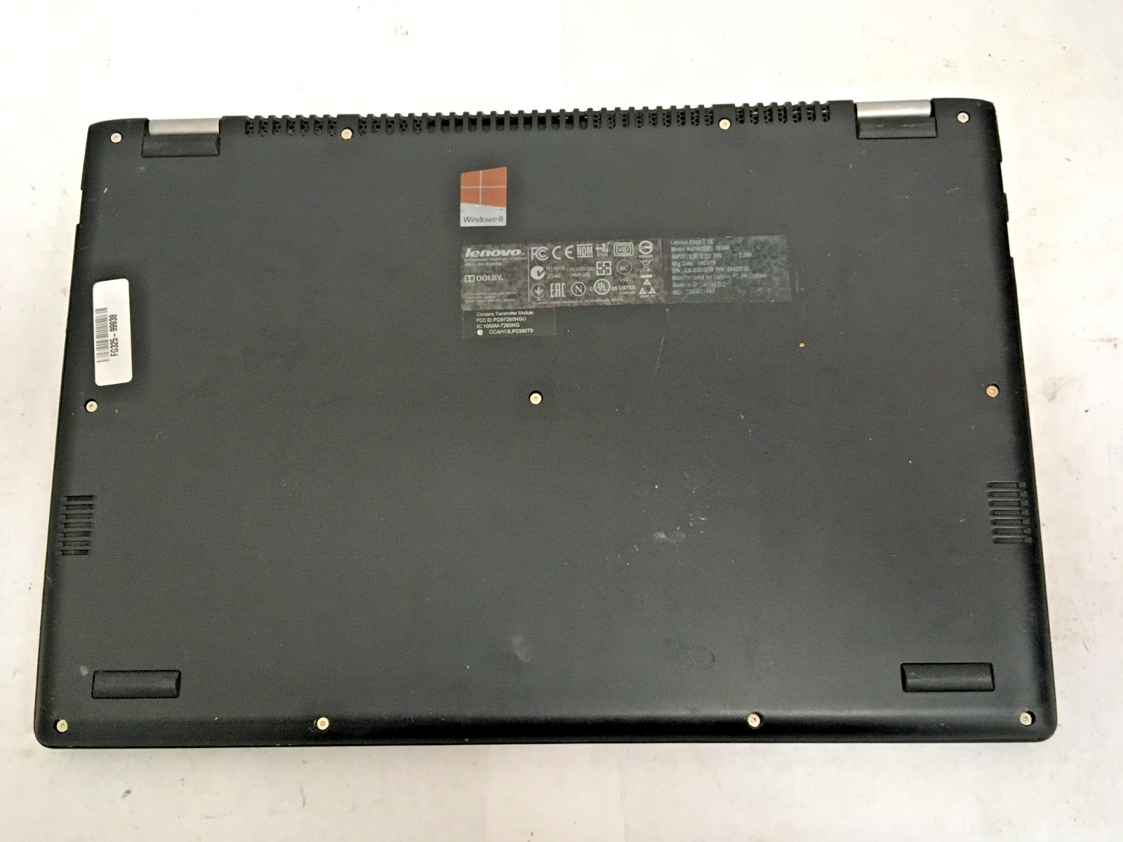 Lenovo Yoga 2 13 (type 20344) 13. 3 inch used laptop for parts/repair