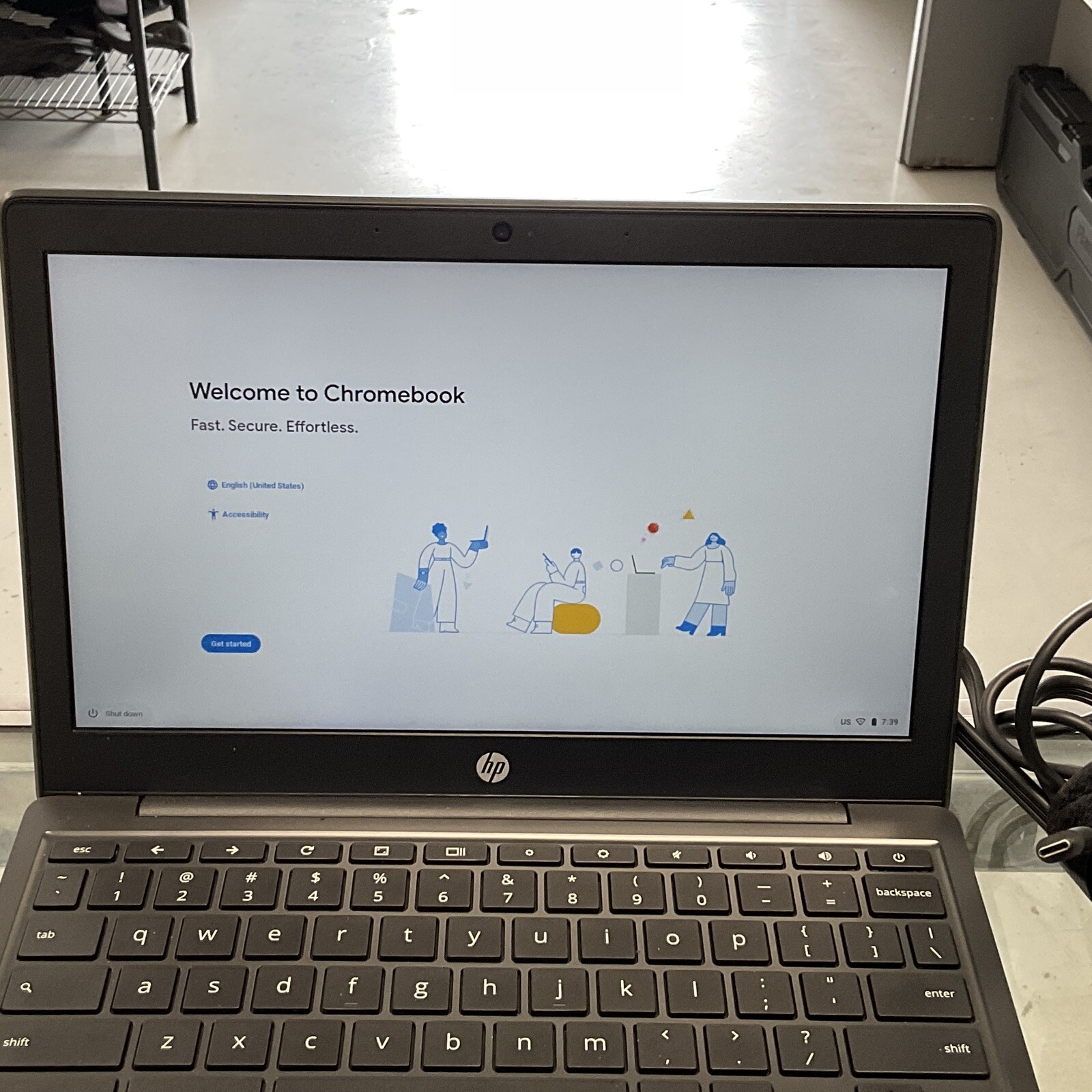 HP Chromebook, MediaTek MT8183, 4GB / 32GB, 11.6″ Touchscreen (11a-na0040nr)