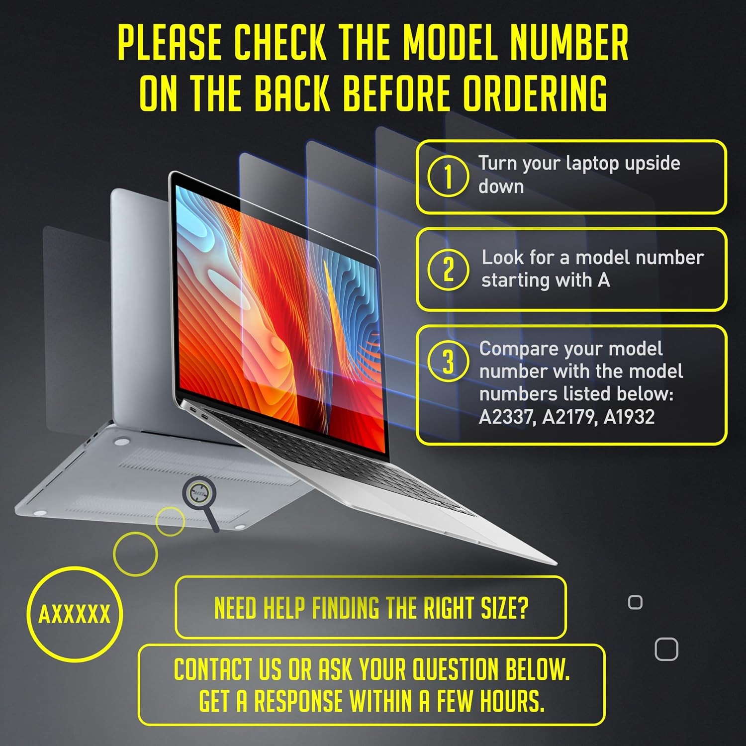Magnetic Privacy Screen Compatible with MacBook Air 13″ 2018, 2019, 2020, 2021