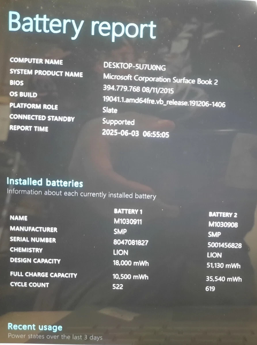 Microsoft Surface Book 2 Intel Core i5-7300U 256GBSSD 8GBRAM Win10Pro