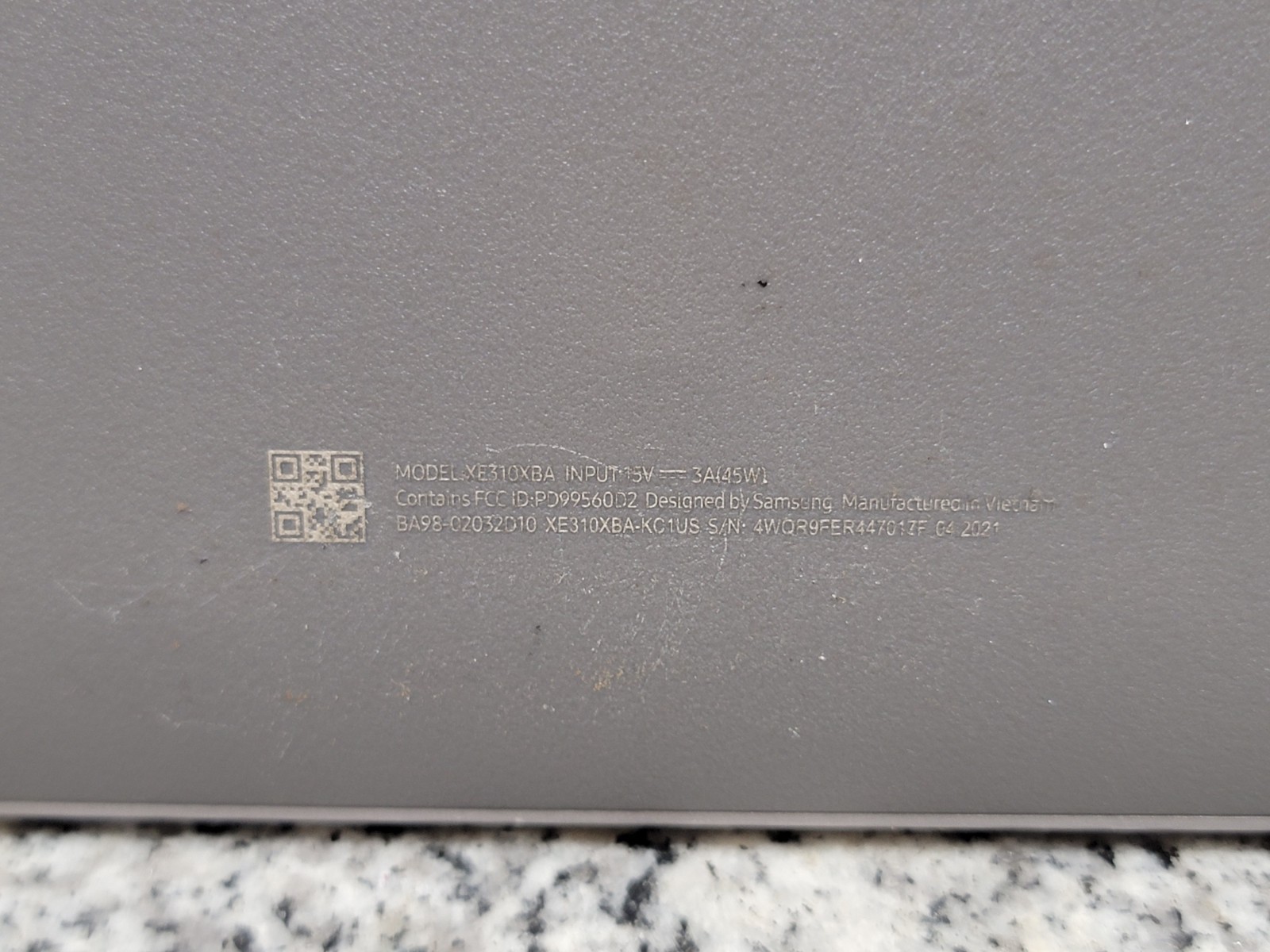 SAMSUNG XE310XBA K01US Chromebook 4 11.6″ Intel N4020 4GB RAM 32GB