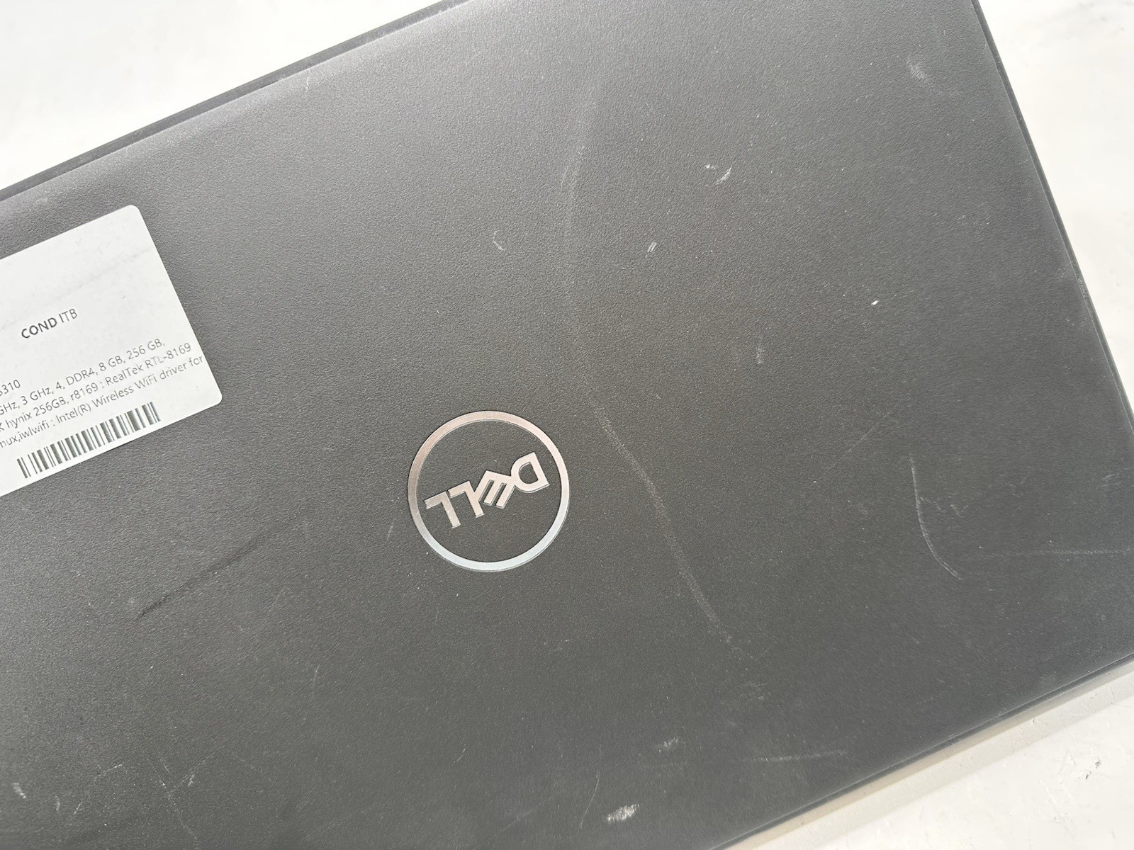 Dell Latitude 3310, i5-8265U CPU, @ 1.60GHz, 8GB RAM, 256GB NVMe-No OS/Adapter