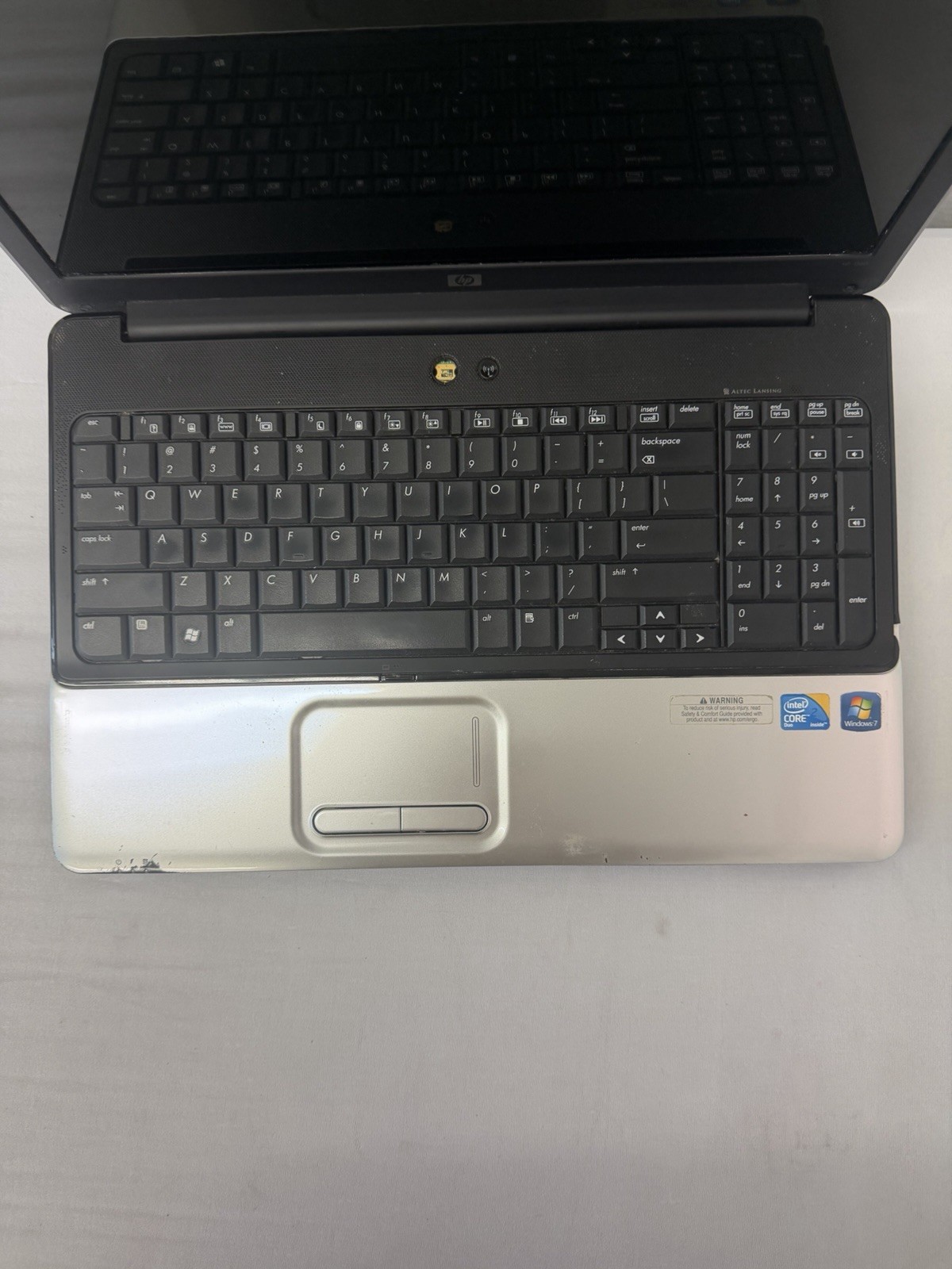 HP Notebook G60 Laptop – Intel Duo P8700 – Good Screen – RAM 4GB – Read Desc