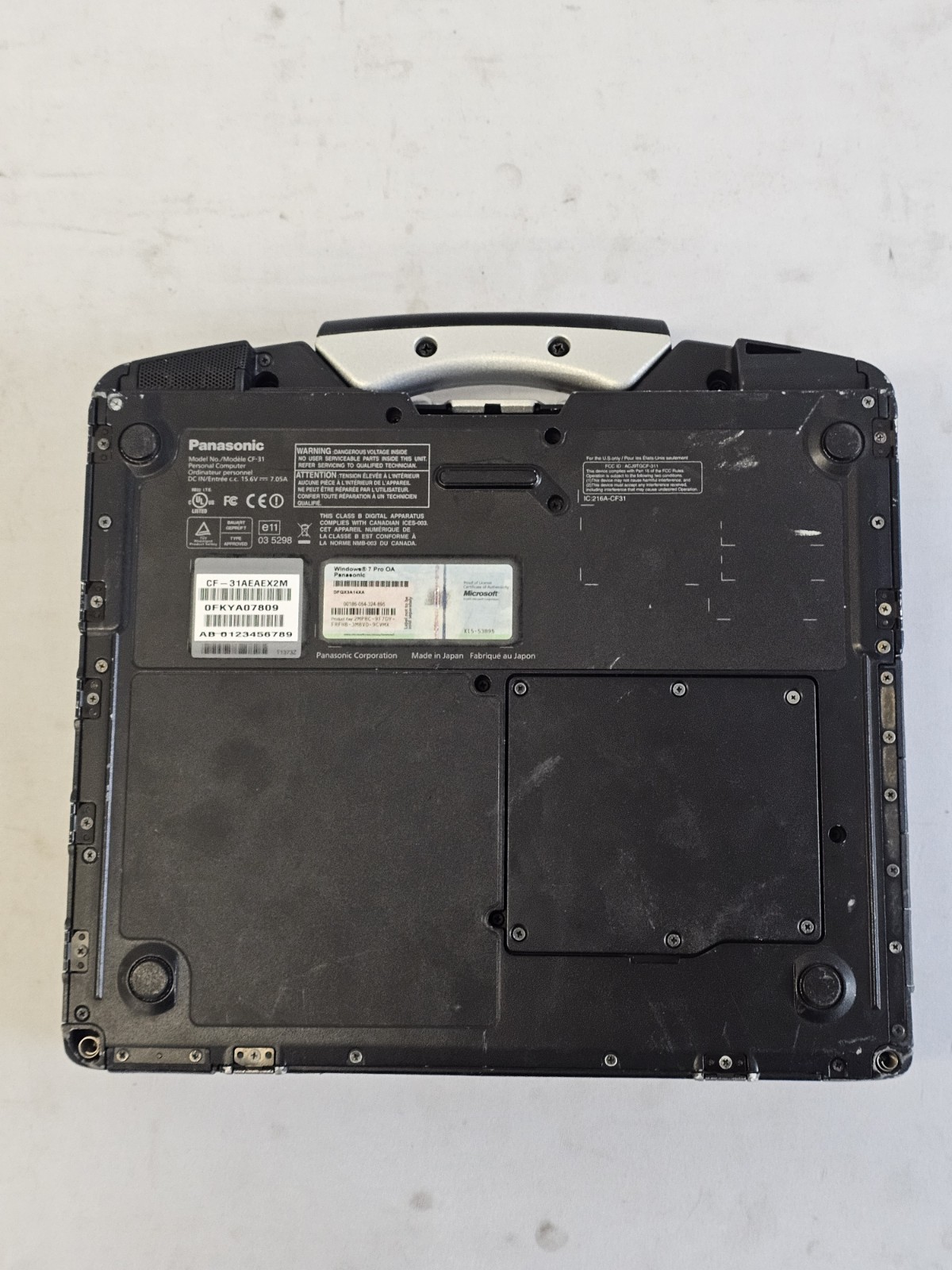 Panasonic Toughbook CF-31 Laptop – Intel i5-M520 – 2GB RAM – BAD BATT – READ