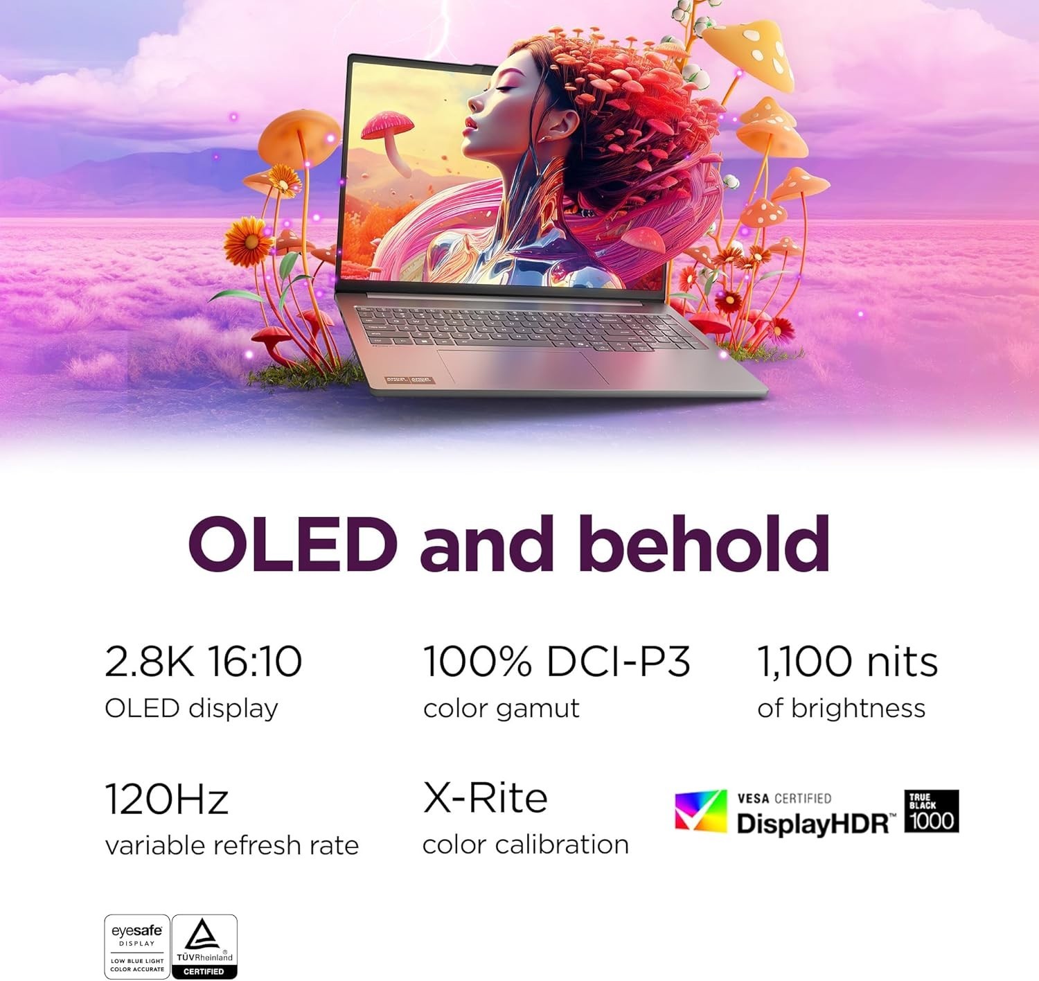 Lenovo IdeaPad Pro 5 16″ 2.8K OLED Laptop Ryzen AI 7 350 16GB 1TB RTX 5050 Bag