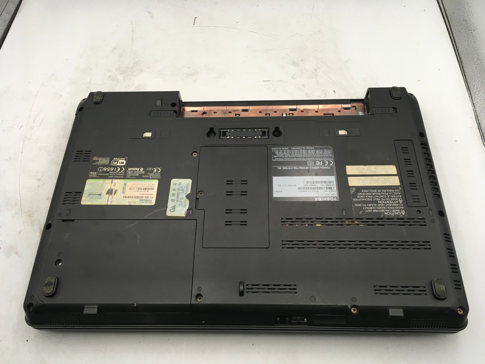 TOSHIBA TECRA A11 – BOOTS TO BIOS/BAD LCD – INTEL I5 M520 – 4GB RAM – READ – BB!