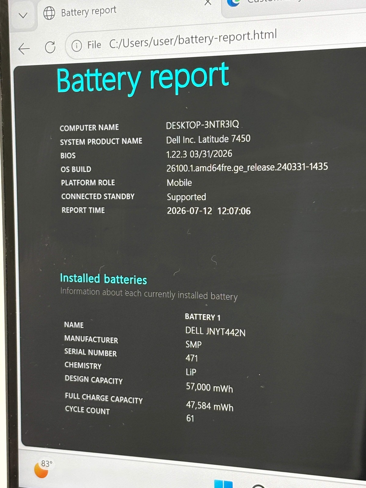 Dell Latitude 7450 Intel Core Ultra 7 165U 32GB RAM 1TB SSD Gray