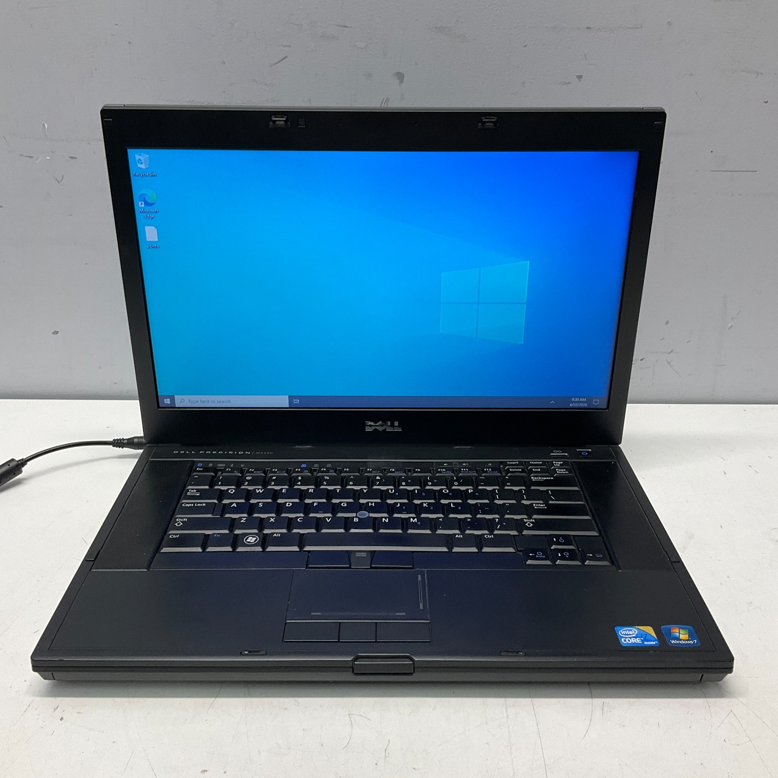 Dell Precision M4500 Laptop Intel Core i7-Q740 @ 1.73 GHz 8GB 320GB HDD NO BATT