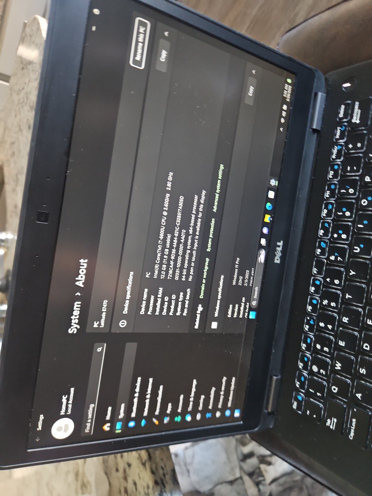 Dell Latitude E7470 i5-6300U, 8GB RAM, 256GB SSD, W11 Pro Needs 🔋