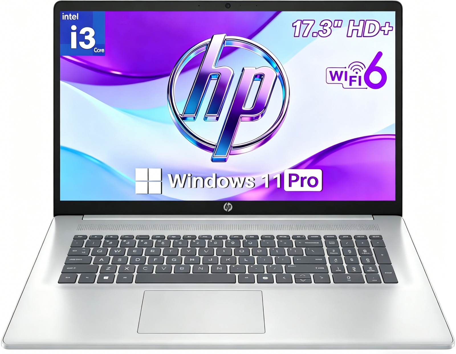 HP 17.3″ Laptop, Intel 8-Core Processr, Up To 64GB RAM + 2TB SSD, Win11 Pro