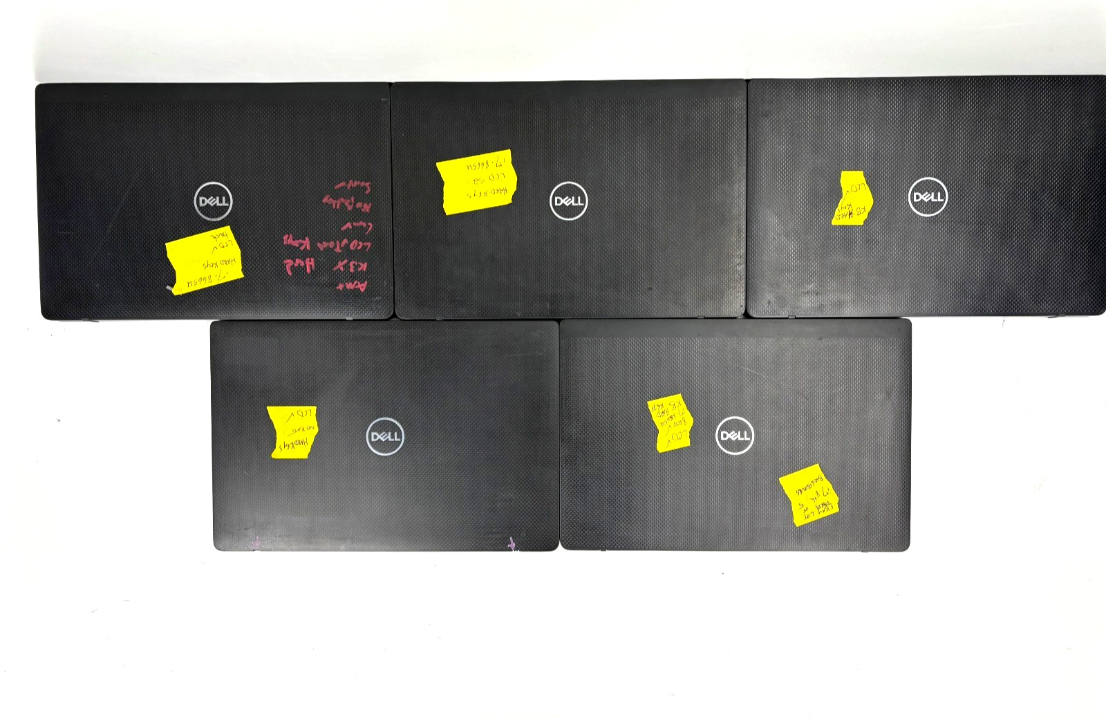 Lot (5) Dell Latitude 7400 14″ i7-8665U, 1.9GHz, NO HDD NO RAM NO BATTERY PARTS