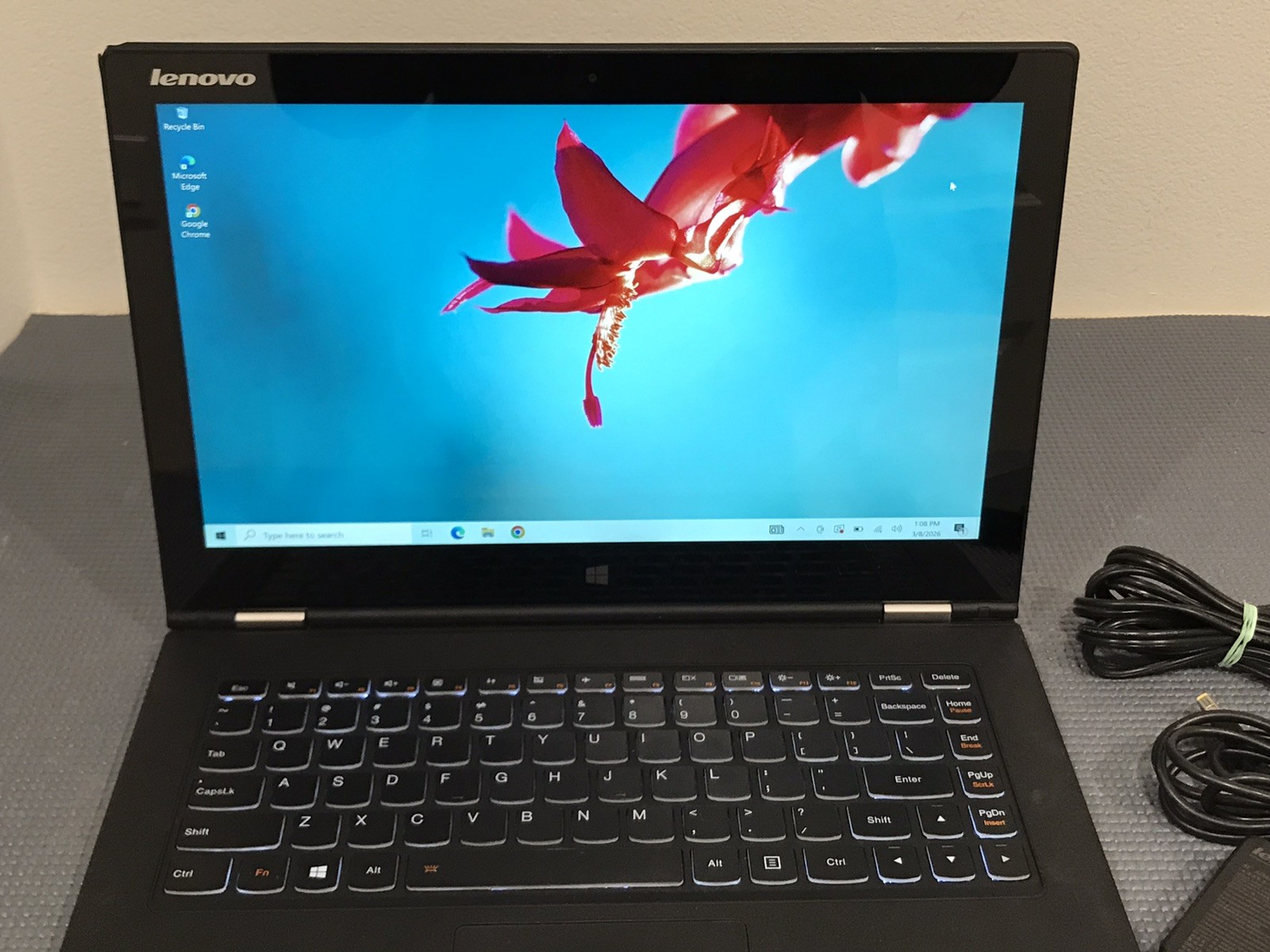 Lenovo Yoga 2 Pro 13.3″ QHD + Touch Laptop LCD i7-4510U 8GB RAM 256GB SSD Win10