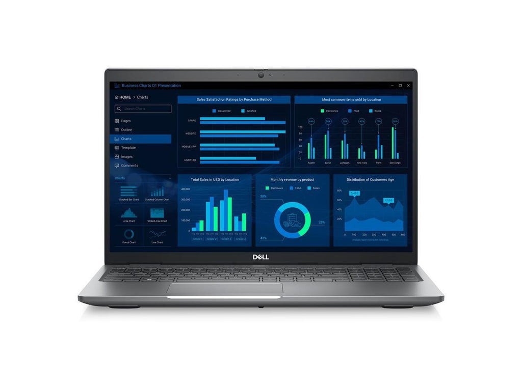 Dell Precision 3580 Workstation Laptop 15” Core i7 16GB RAM 512GB SSD Win 11 Pro