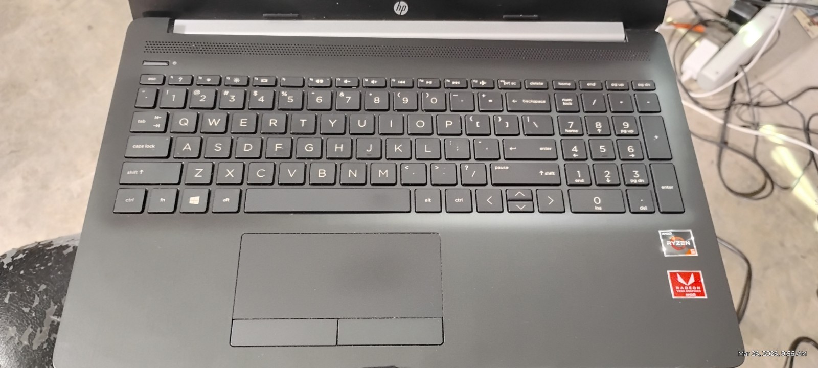 HP Notebook 15.6 inch model 15-db1003dx replacement top and screen with palmrest